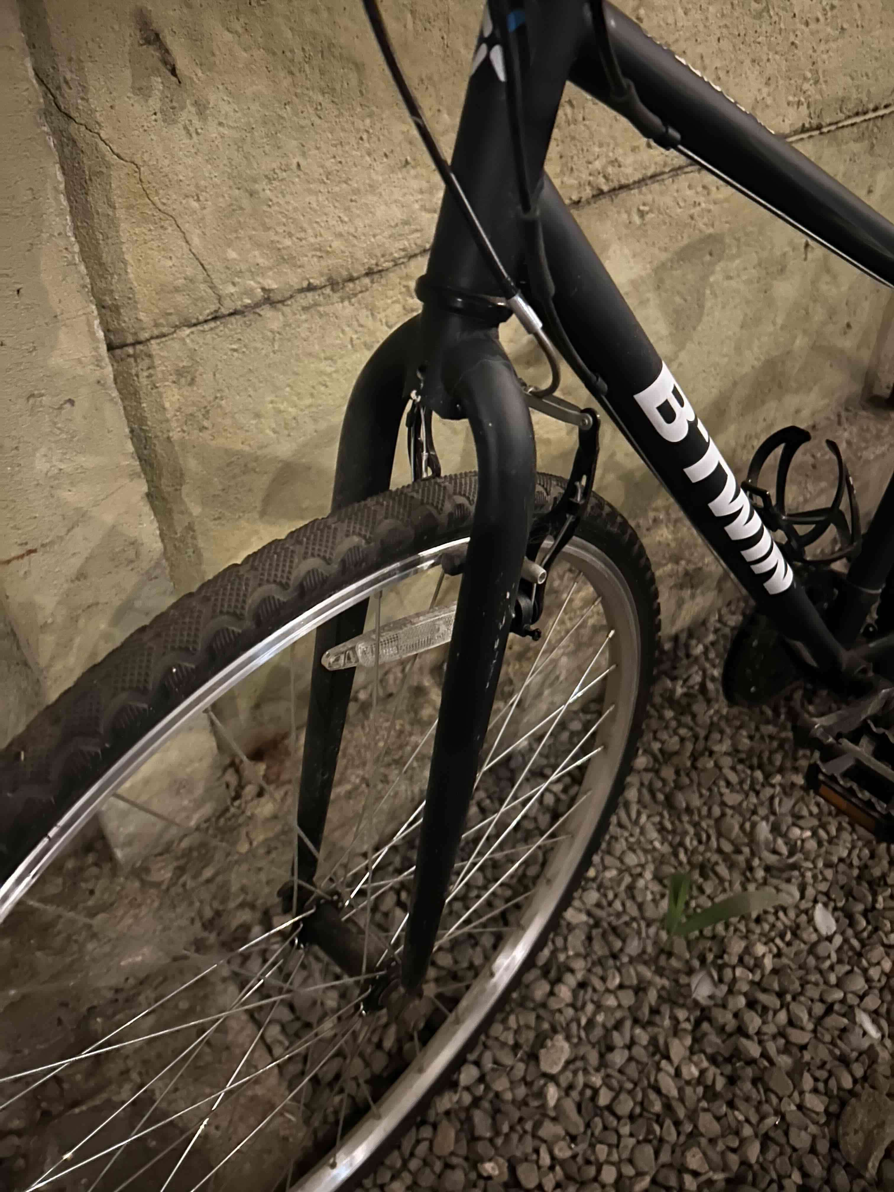 Bicicleta urbana Btwin negra - miniatura 6