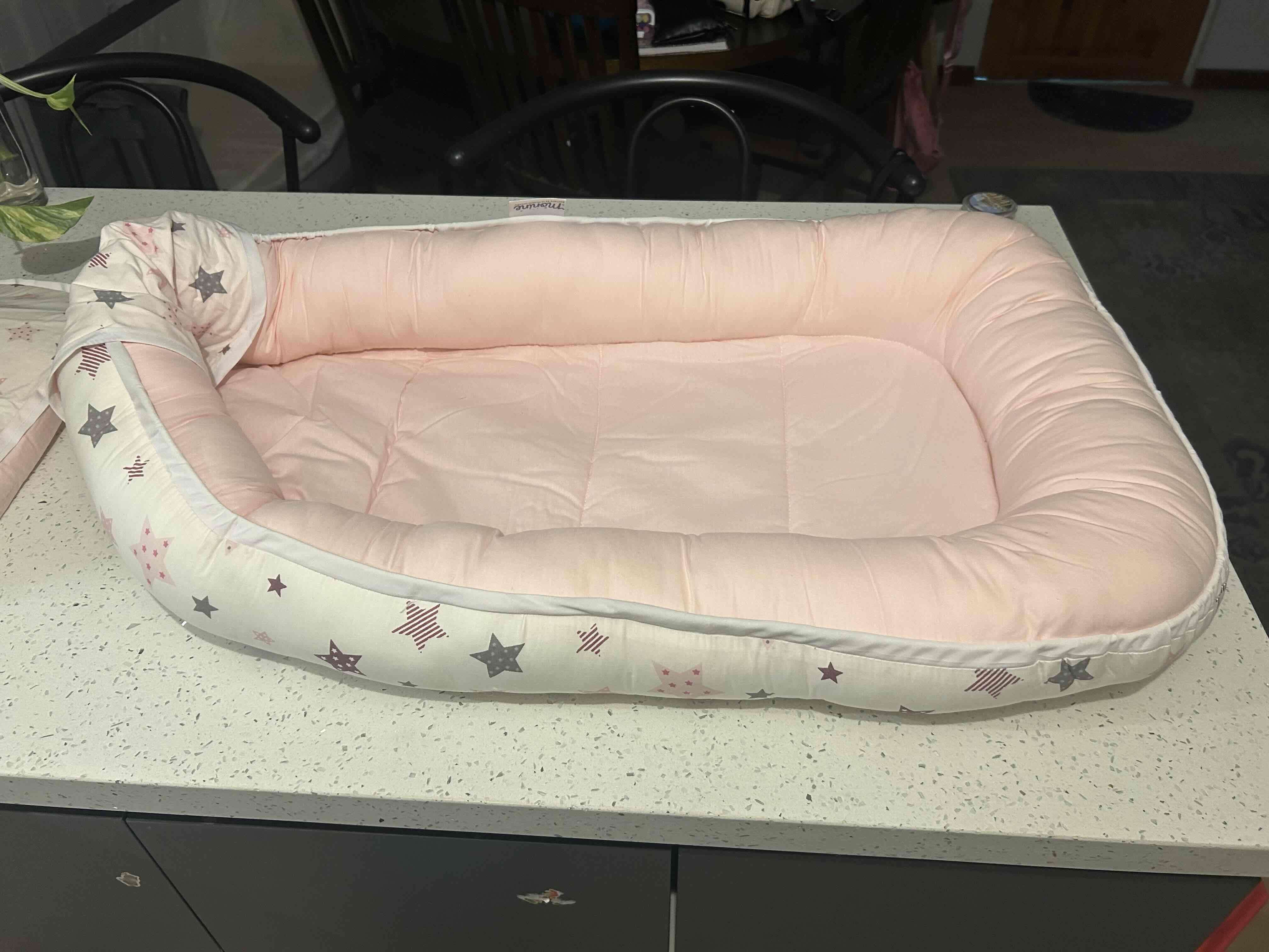 Cuna nido para bebé rosa - miniatura 1