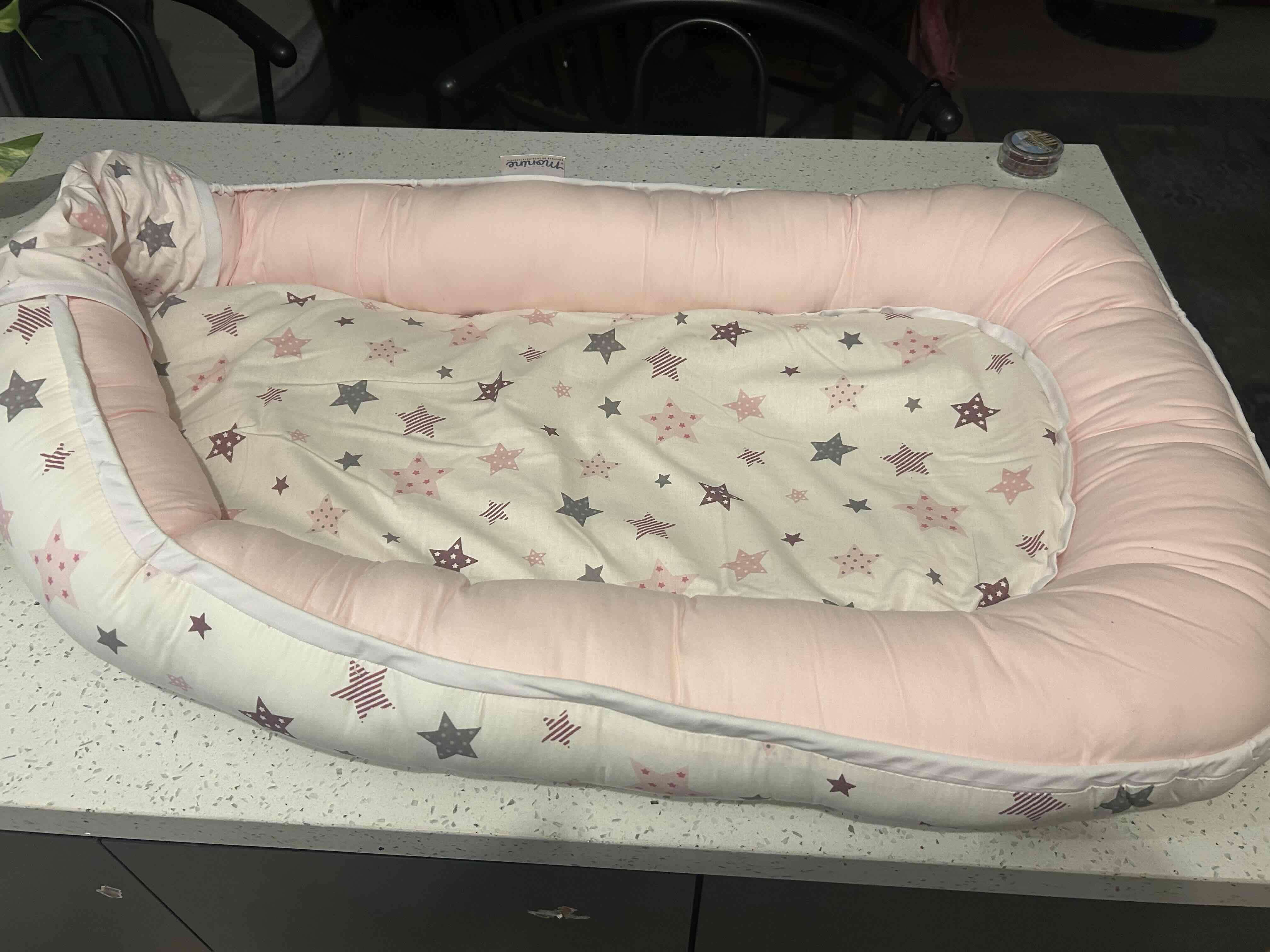 Cuna nido para bebé rosa - miniatura 2