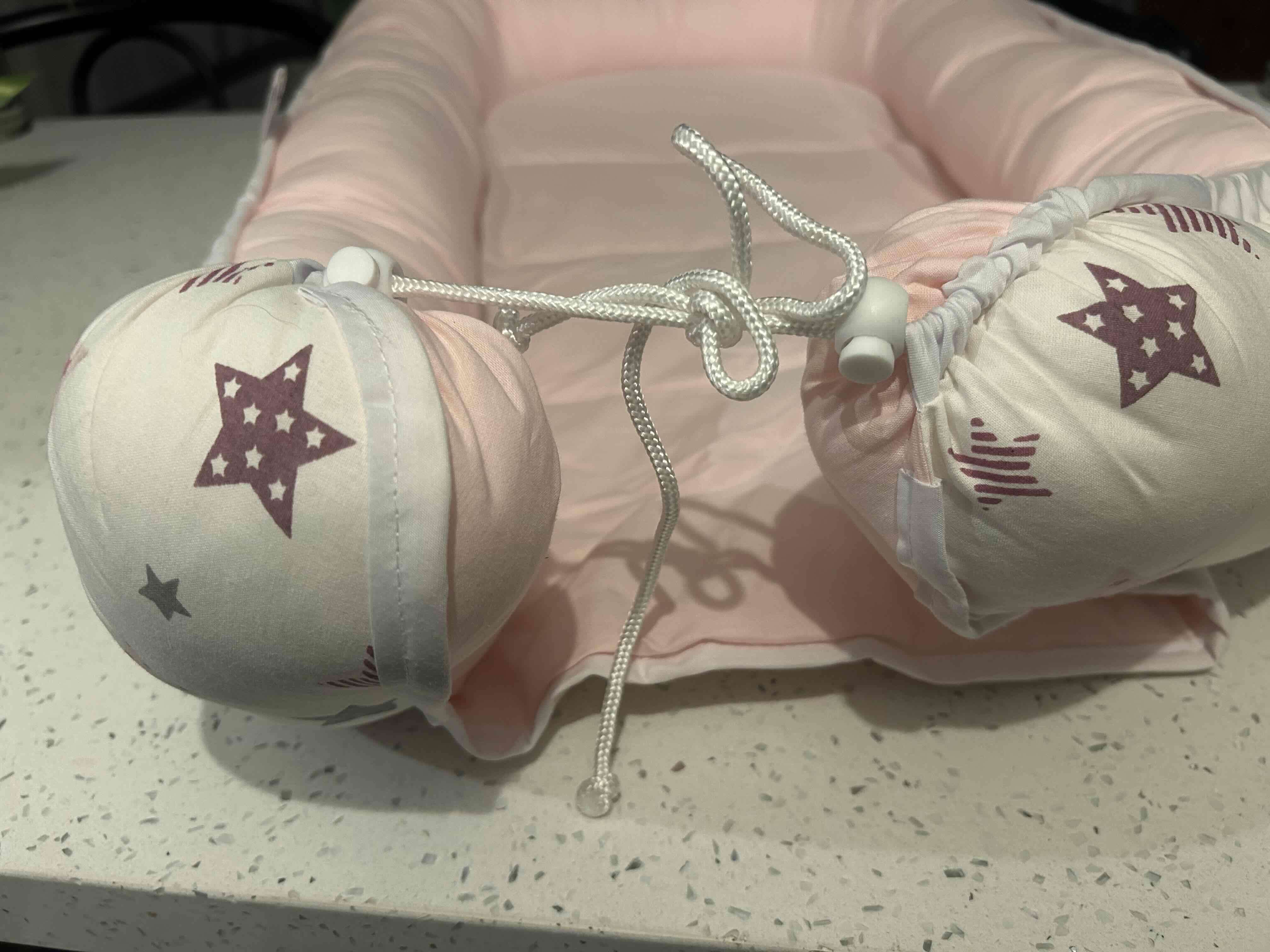 Cuna nido para bebé rosa - miniatura 4