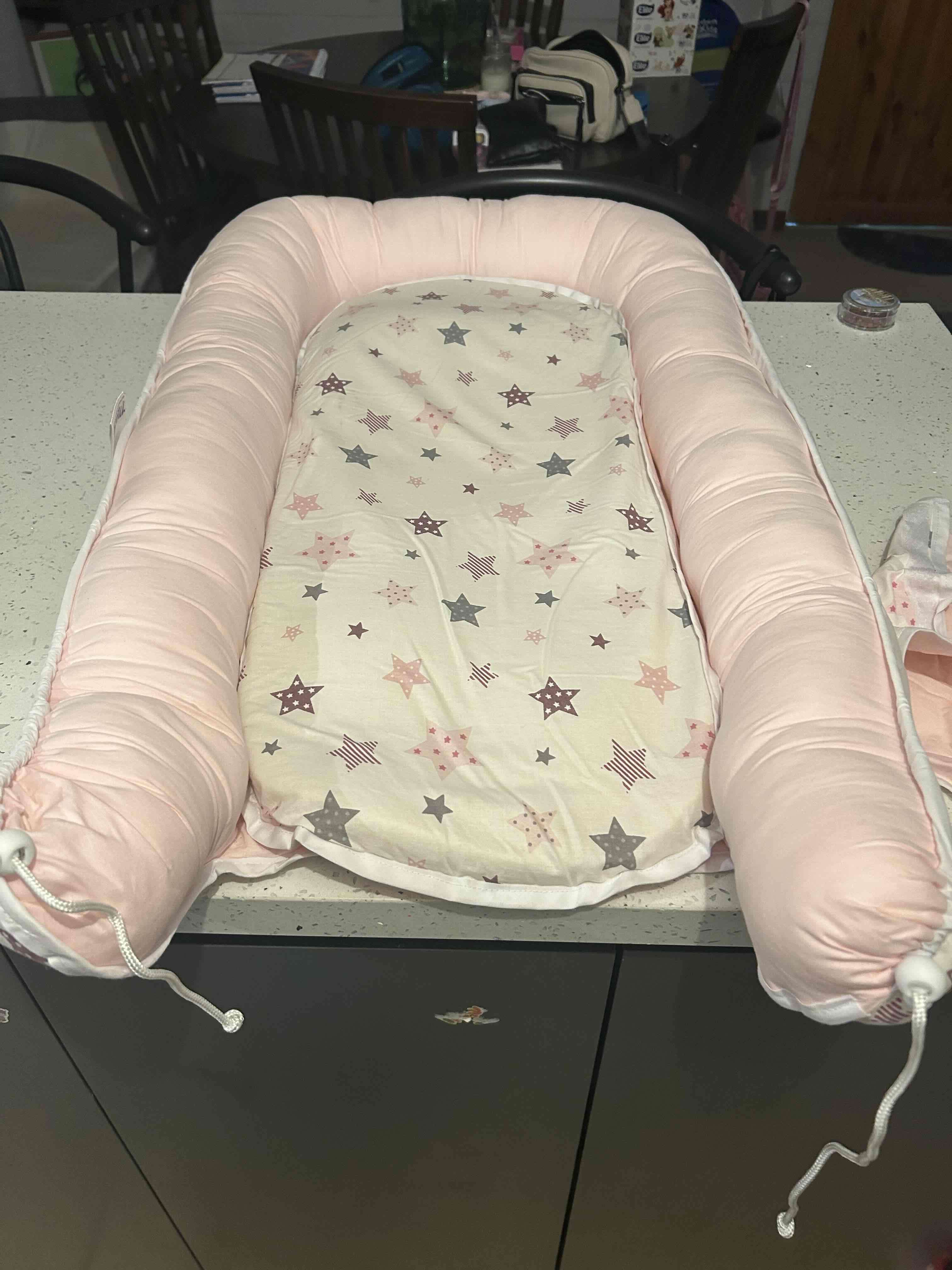 Cuna nido para bebé rosa - miniatura 6