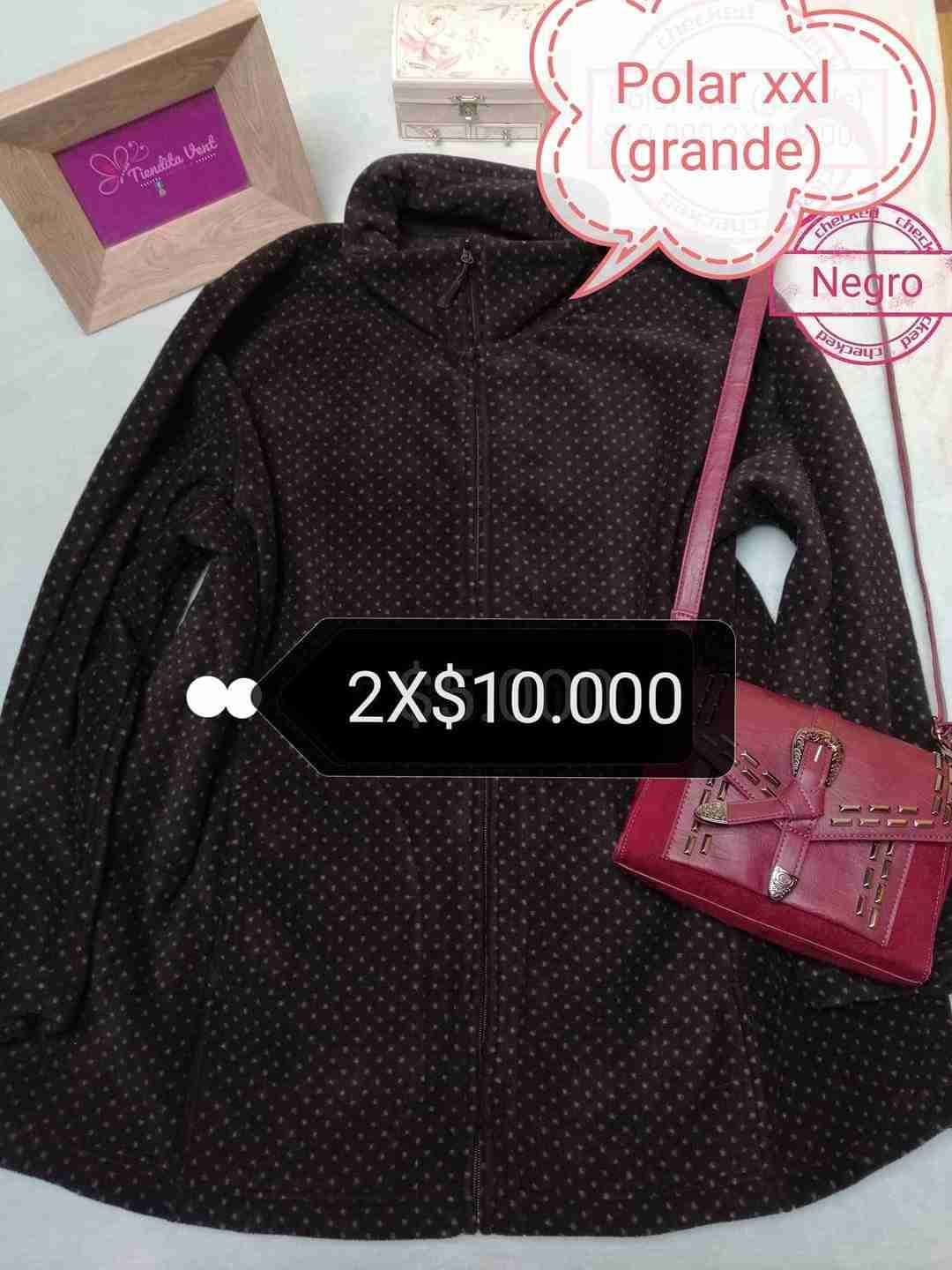 Polar negro con cierre