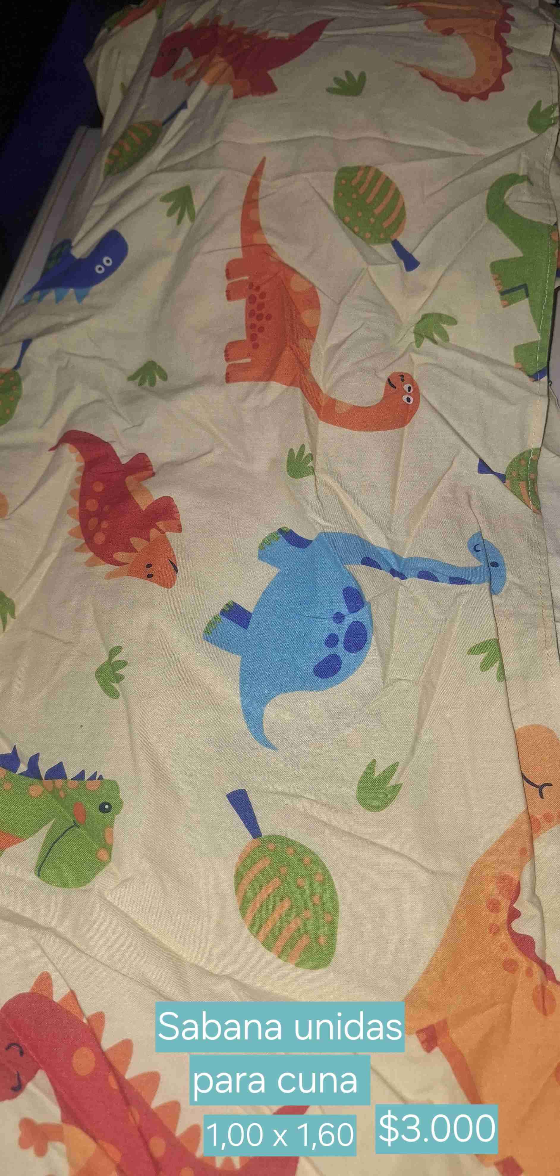 Sábanas para cuna azul - miniatura 2