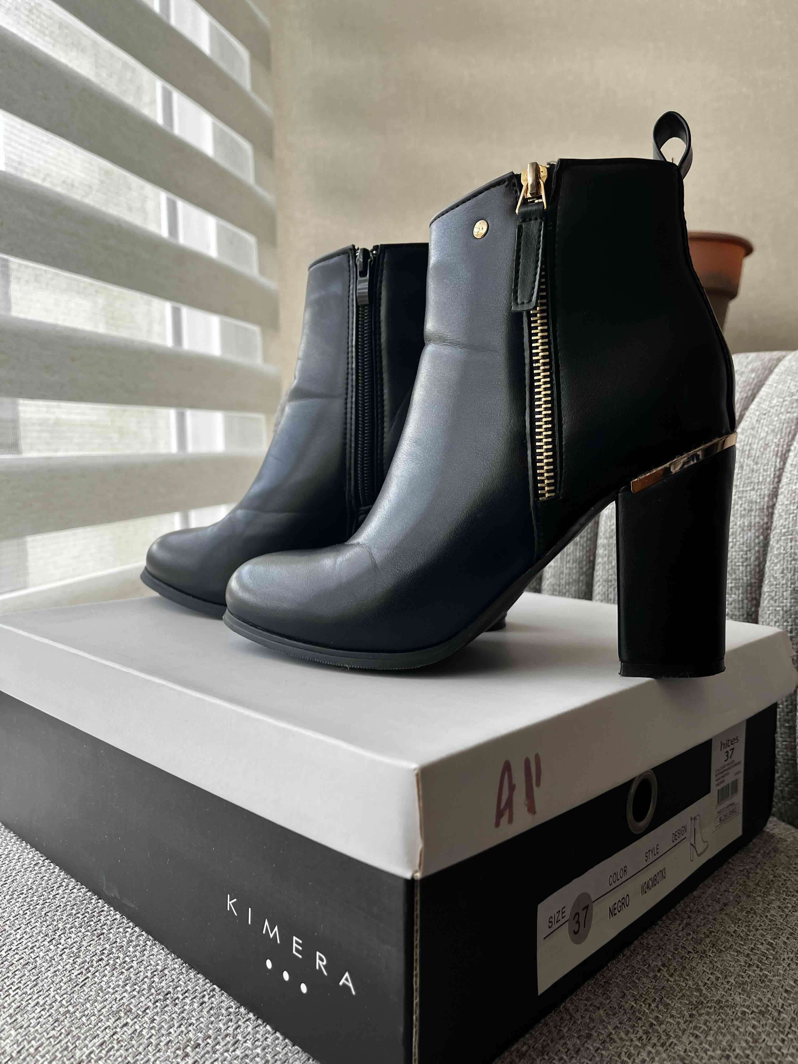 Botines negros Kimera con cierre - miniatura 3