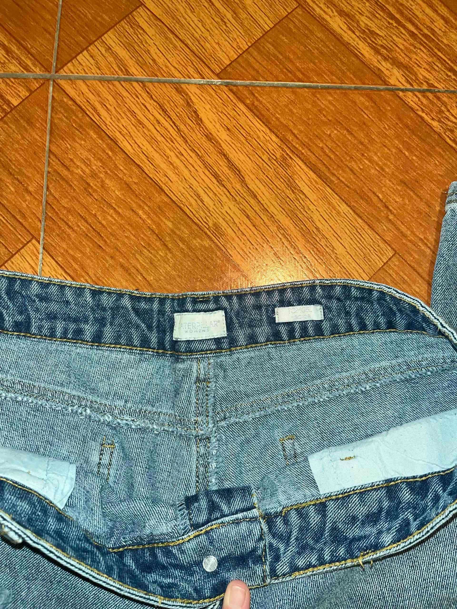 Jeans rasgados azul claro CAT - miniatura 3