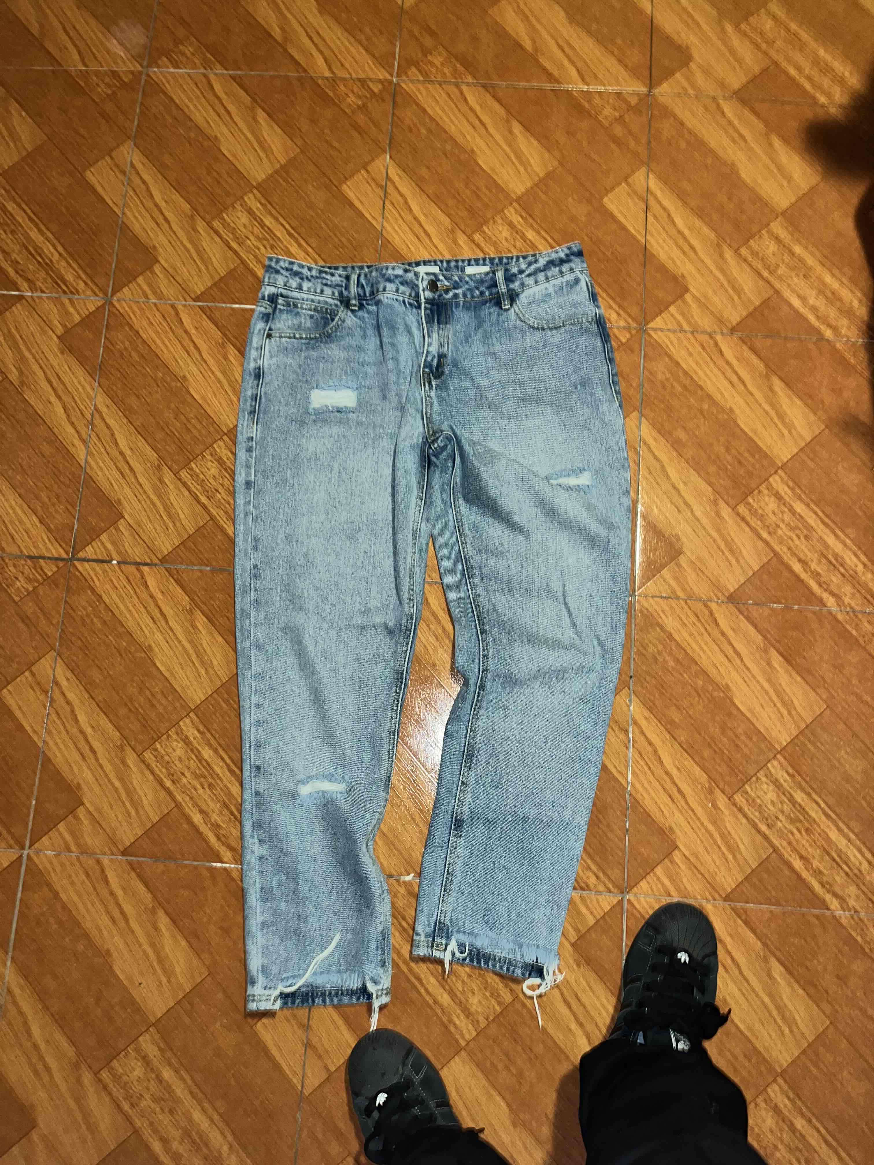 Jeans rasgados azul claro CAT - miniatura 6
