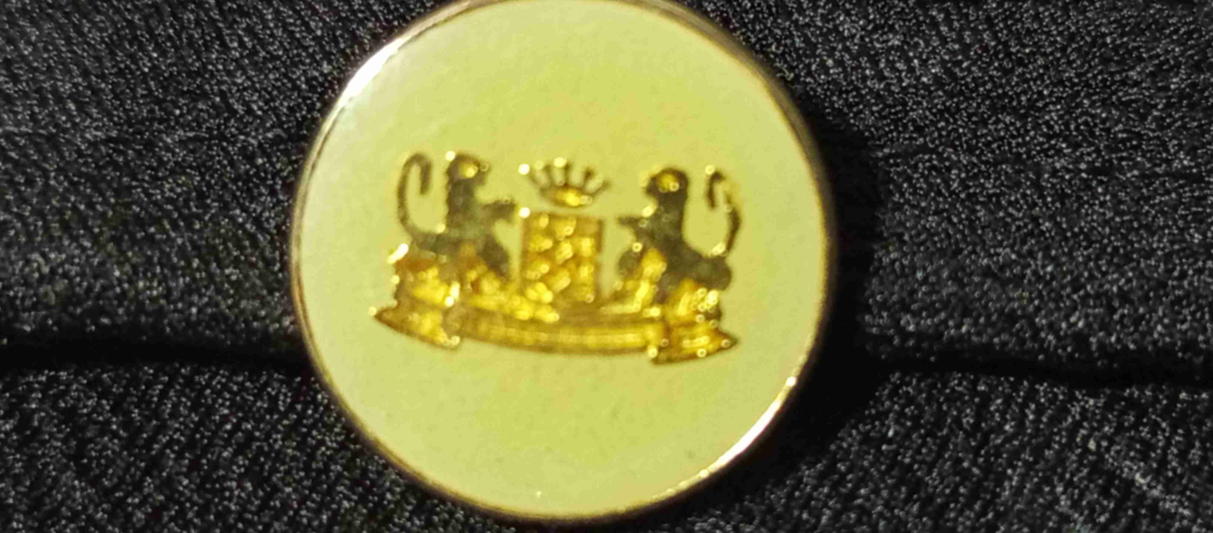 Botones  vintage metálicos italianos - miniatura 4