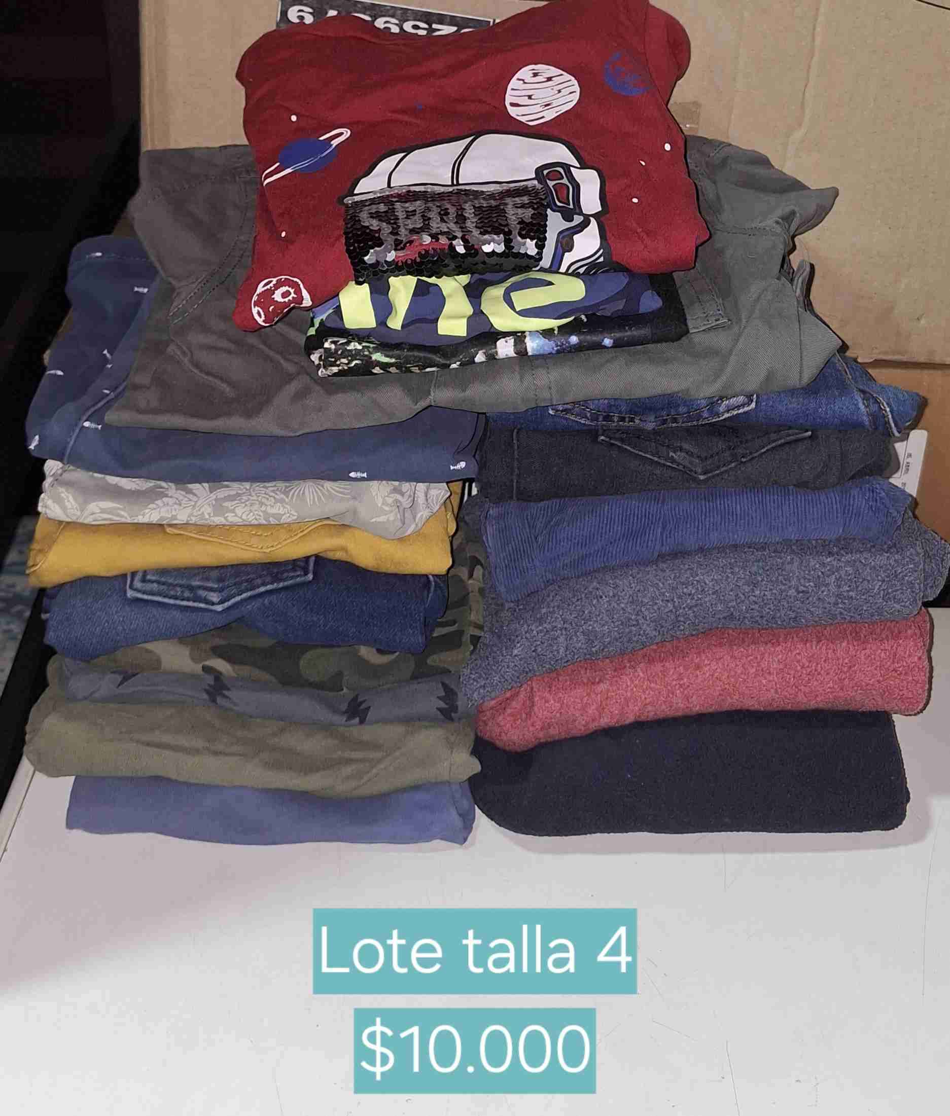 Lote de ropa talla 4