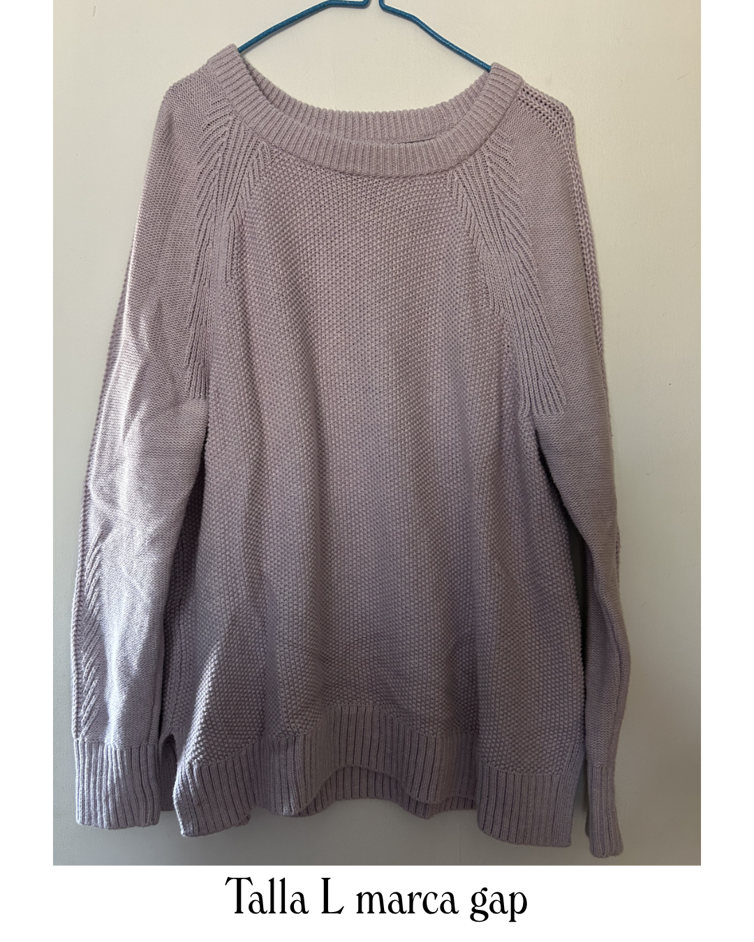 Suéter lila Gap talla L - miniatura 1