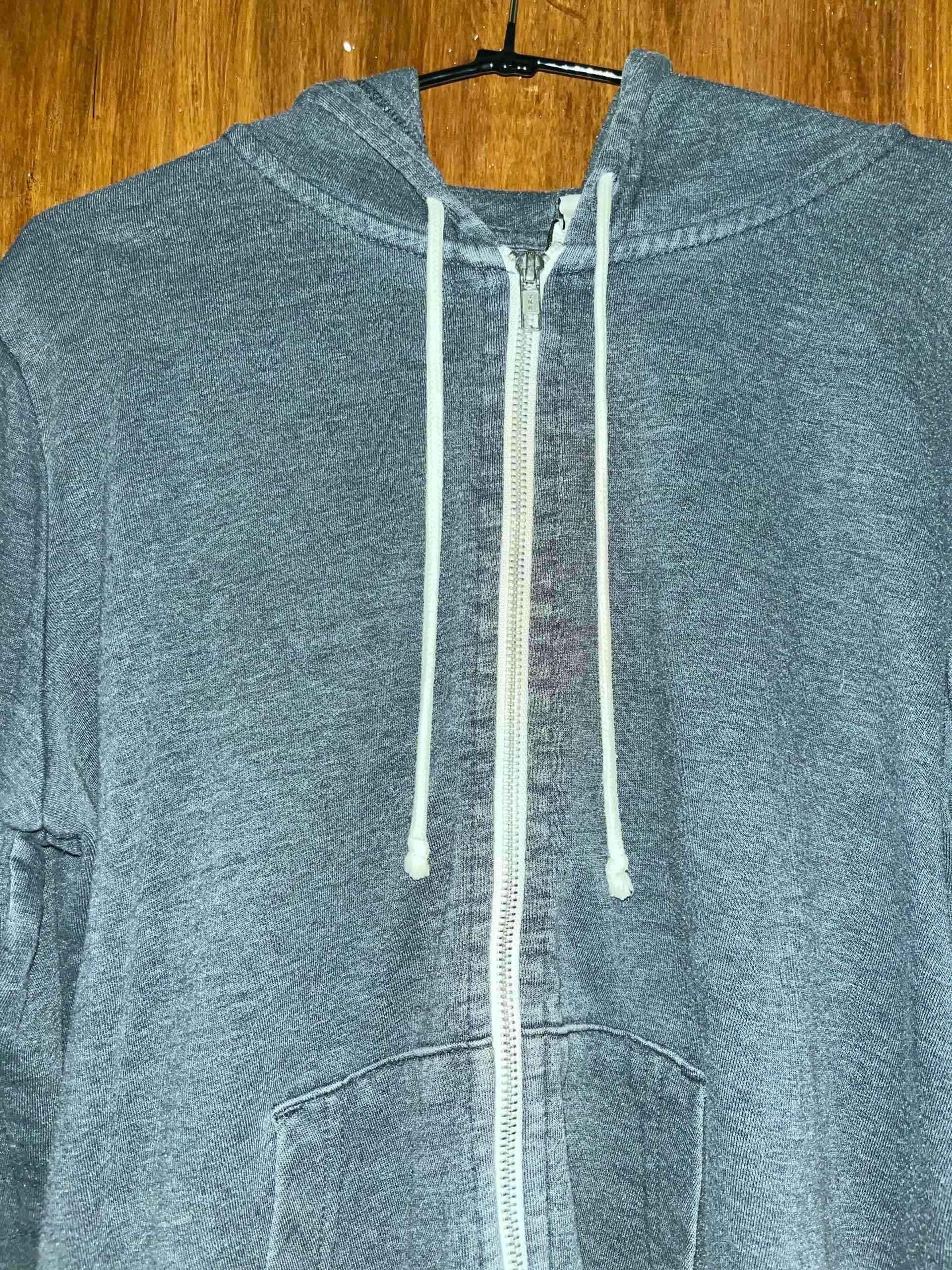 Polerón azul con capucha y cierre HYM - miniatura 2