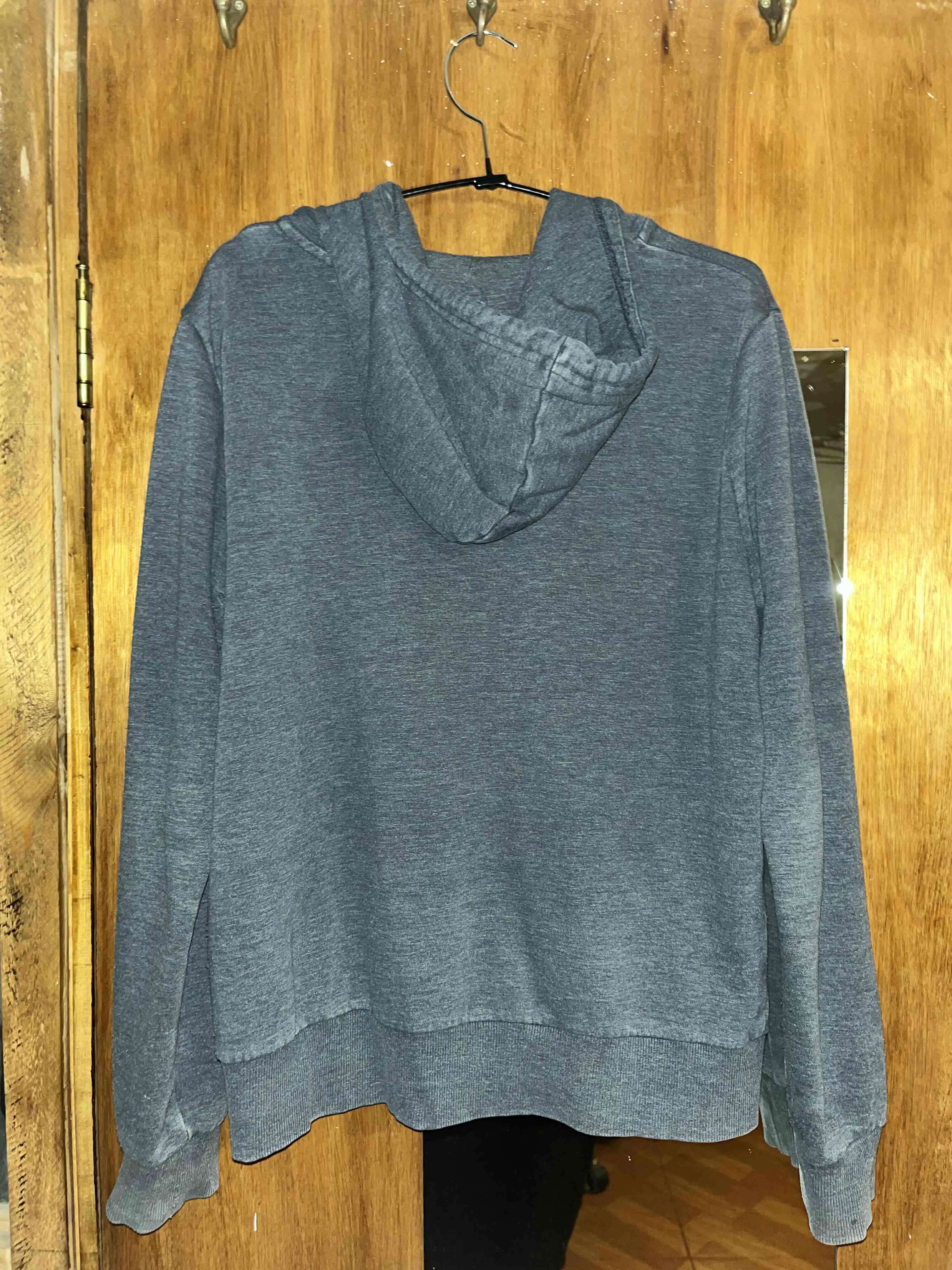 Polerón azul con capucha y cierre HYM - miniatura 3