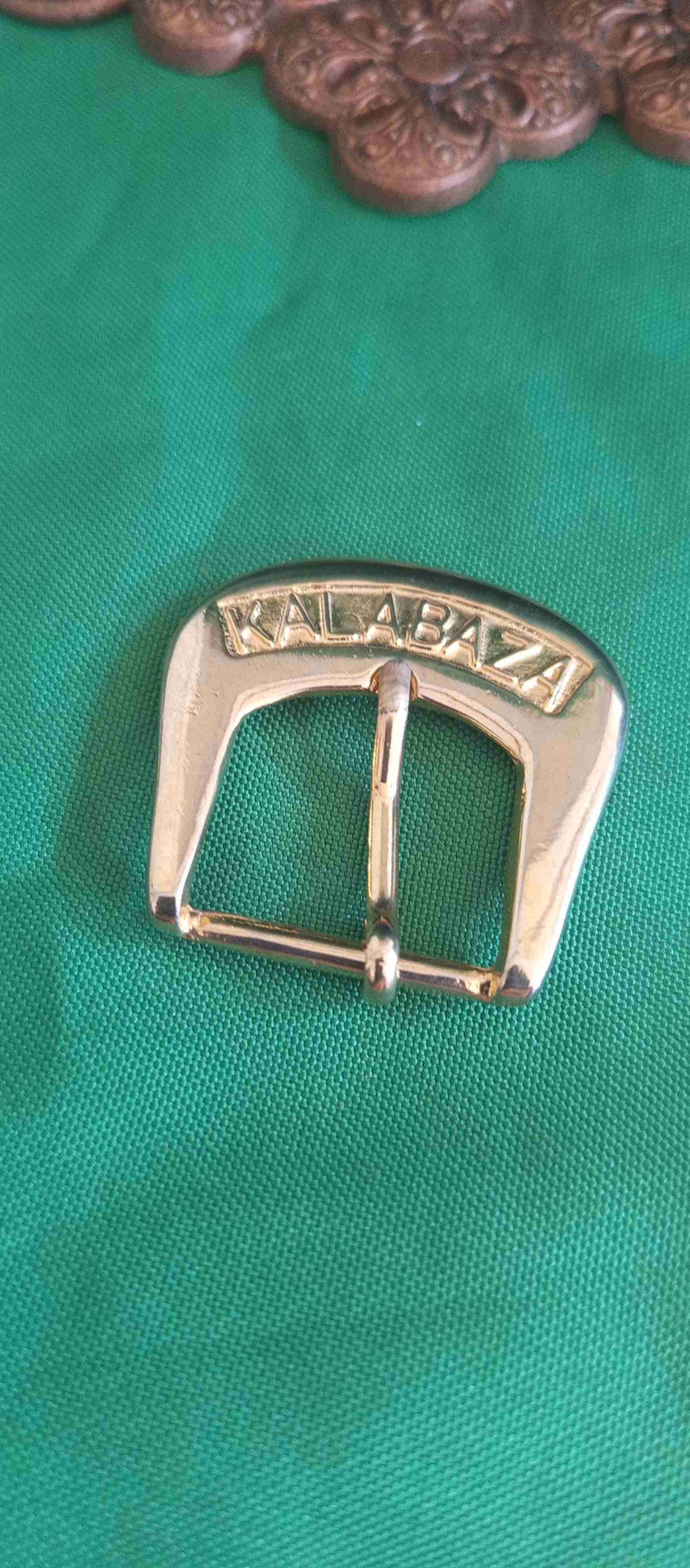 Hebilla metálica Kalabaza dorada - miniatura 1