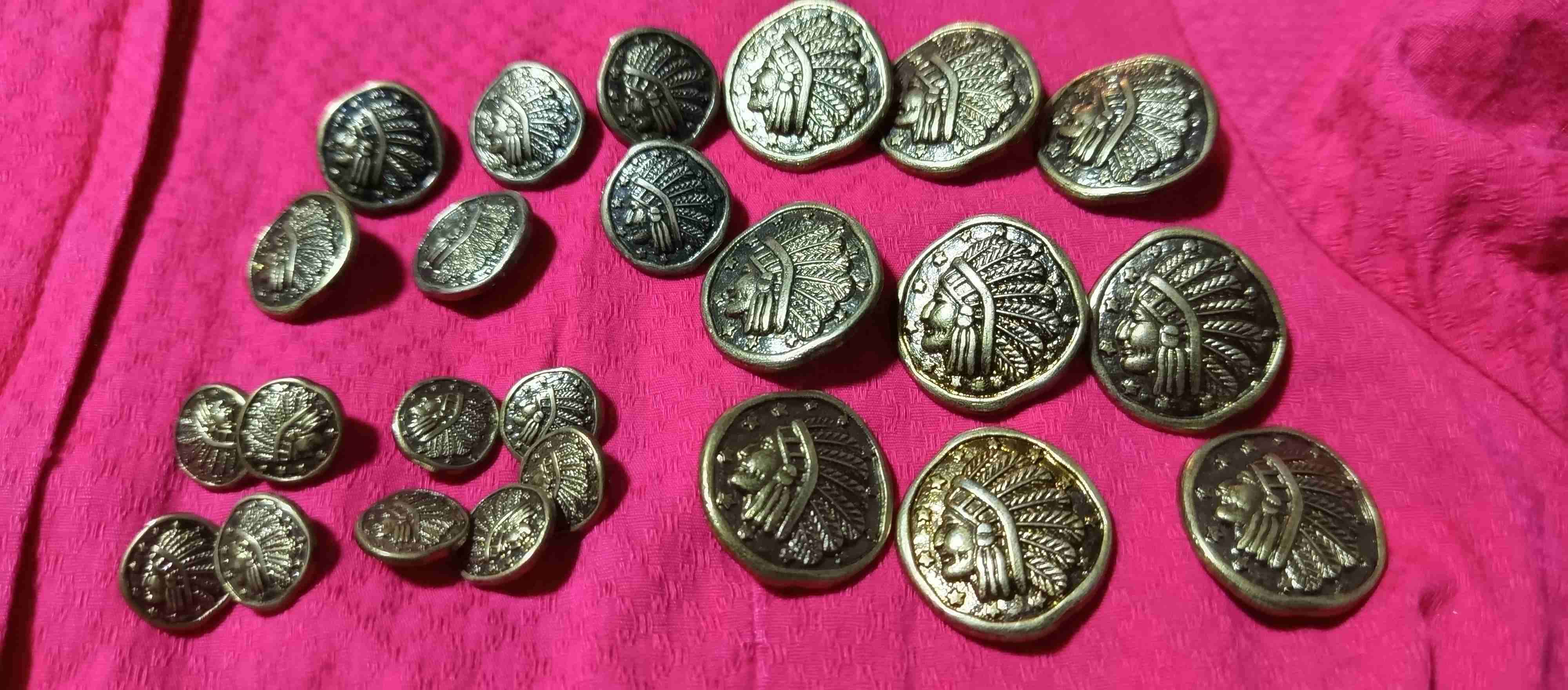 Hebilla metálica Kalabaza dorada - miniatura 3