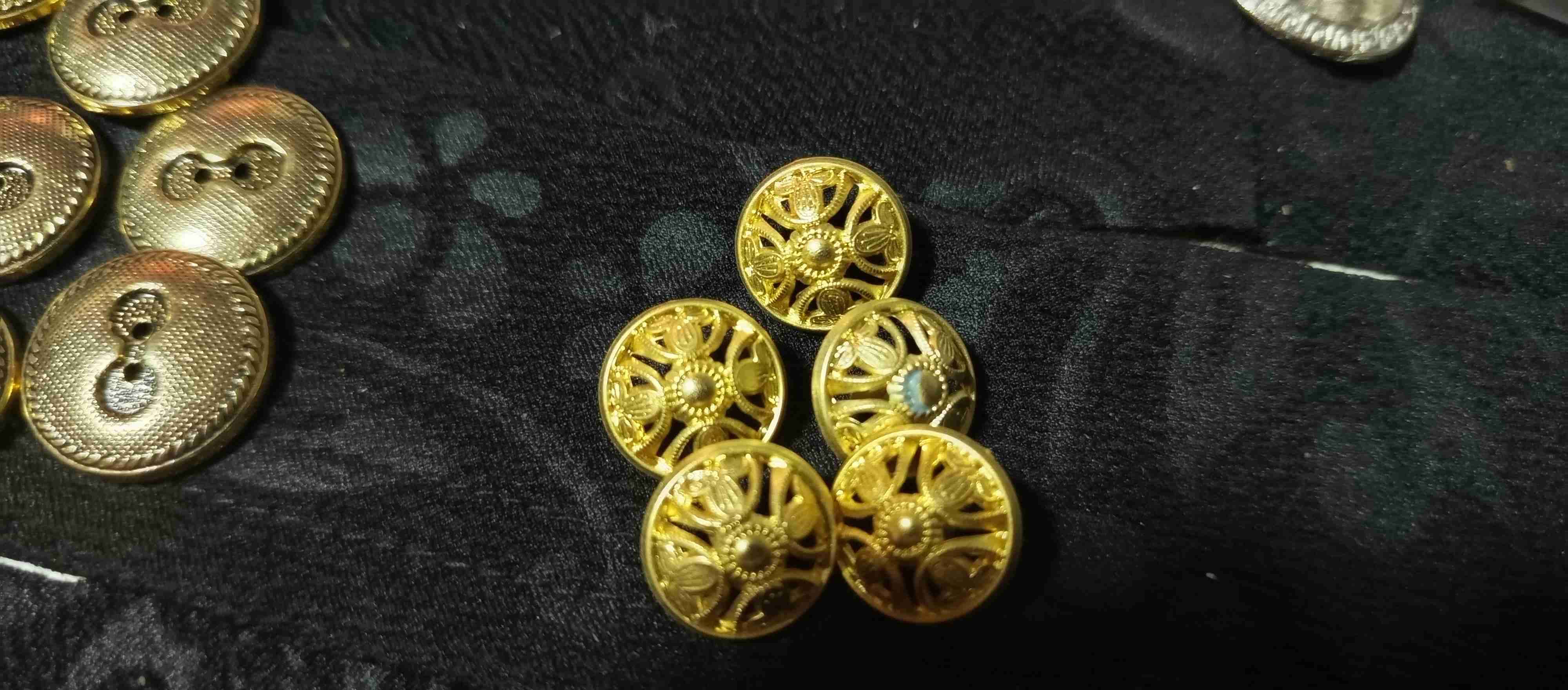 Hebilla metálica Kalabaza dorada - miniatura 4