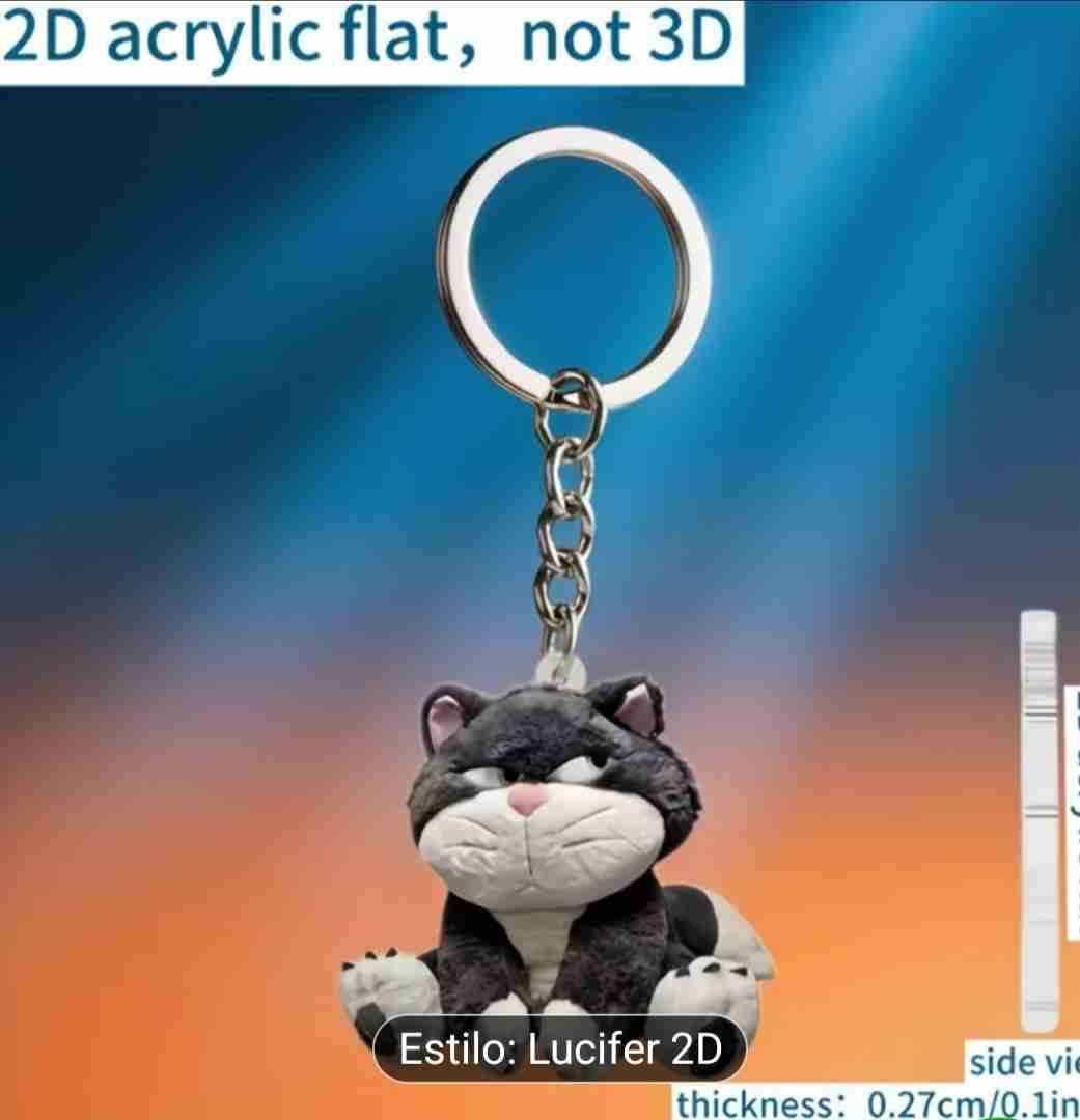 Llavero acrílico 2D Lucifer