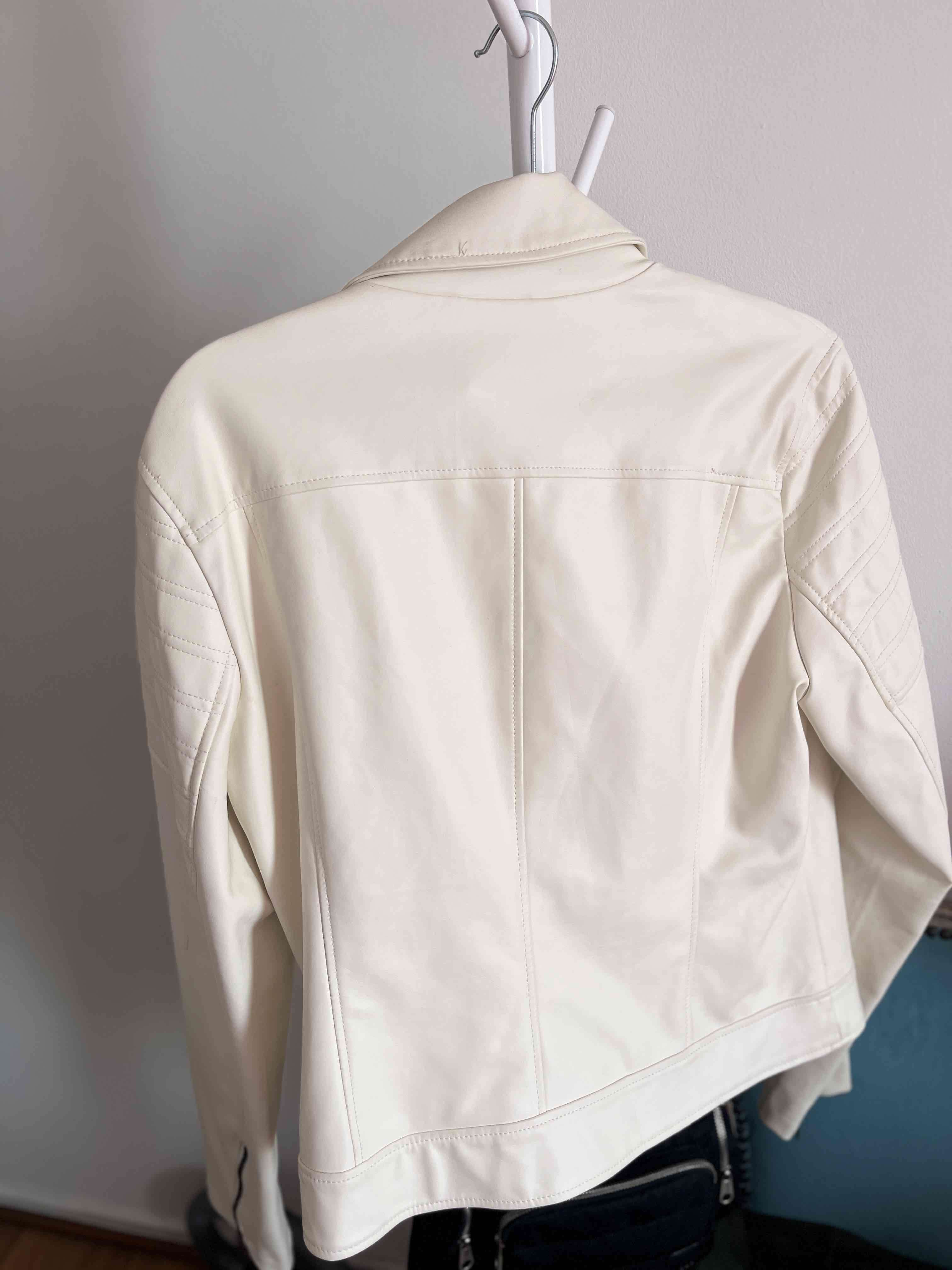 Chaqueta eco cuero Guess blanca mujer - miniatura 4