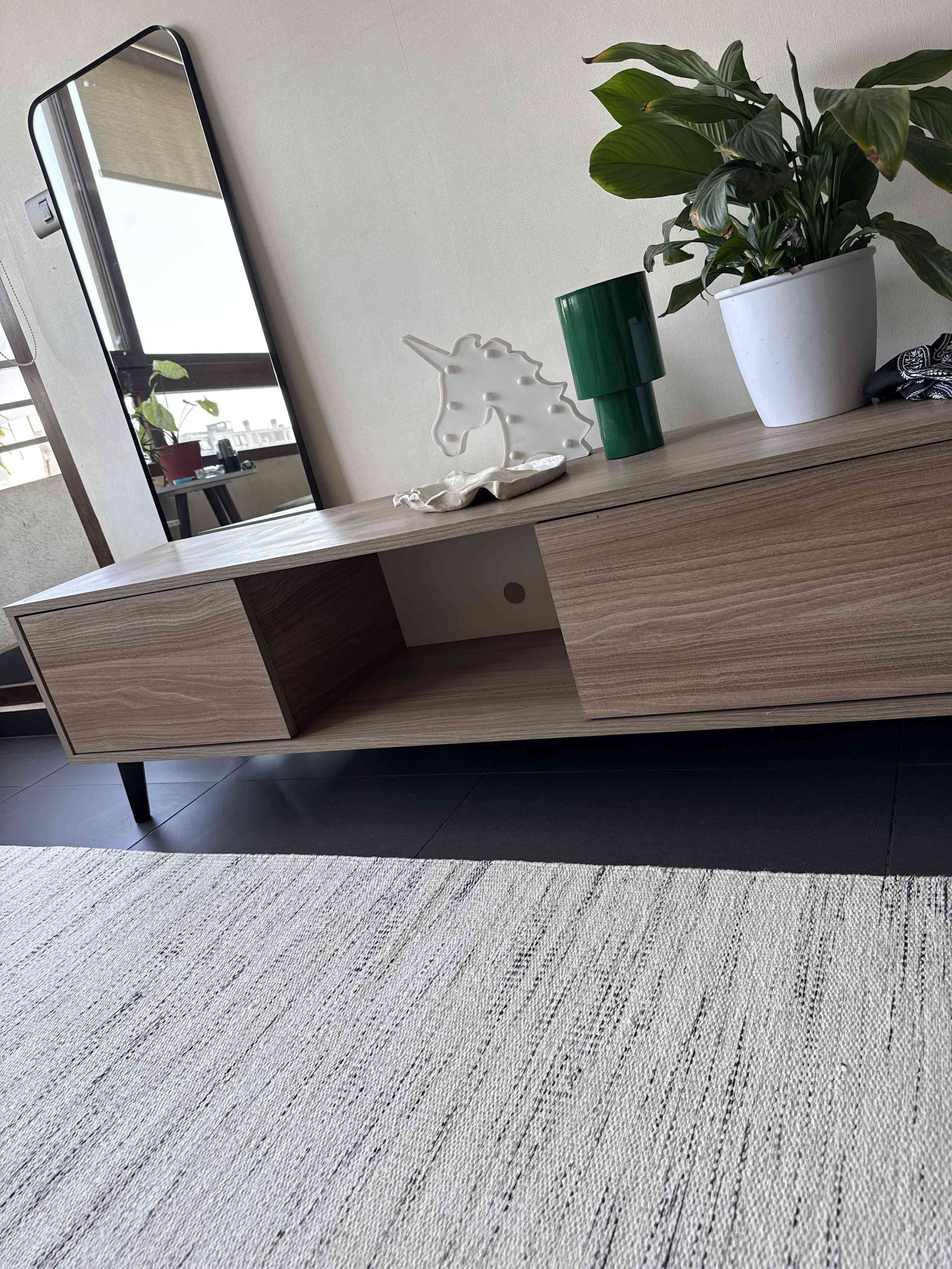 Mueble de TV roble claro - miniatura 3