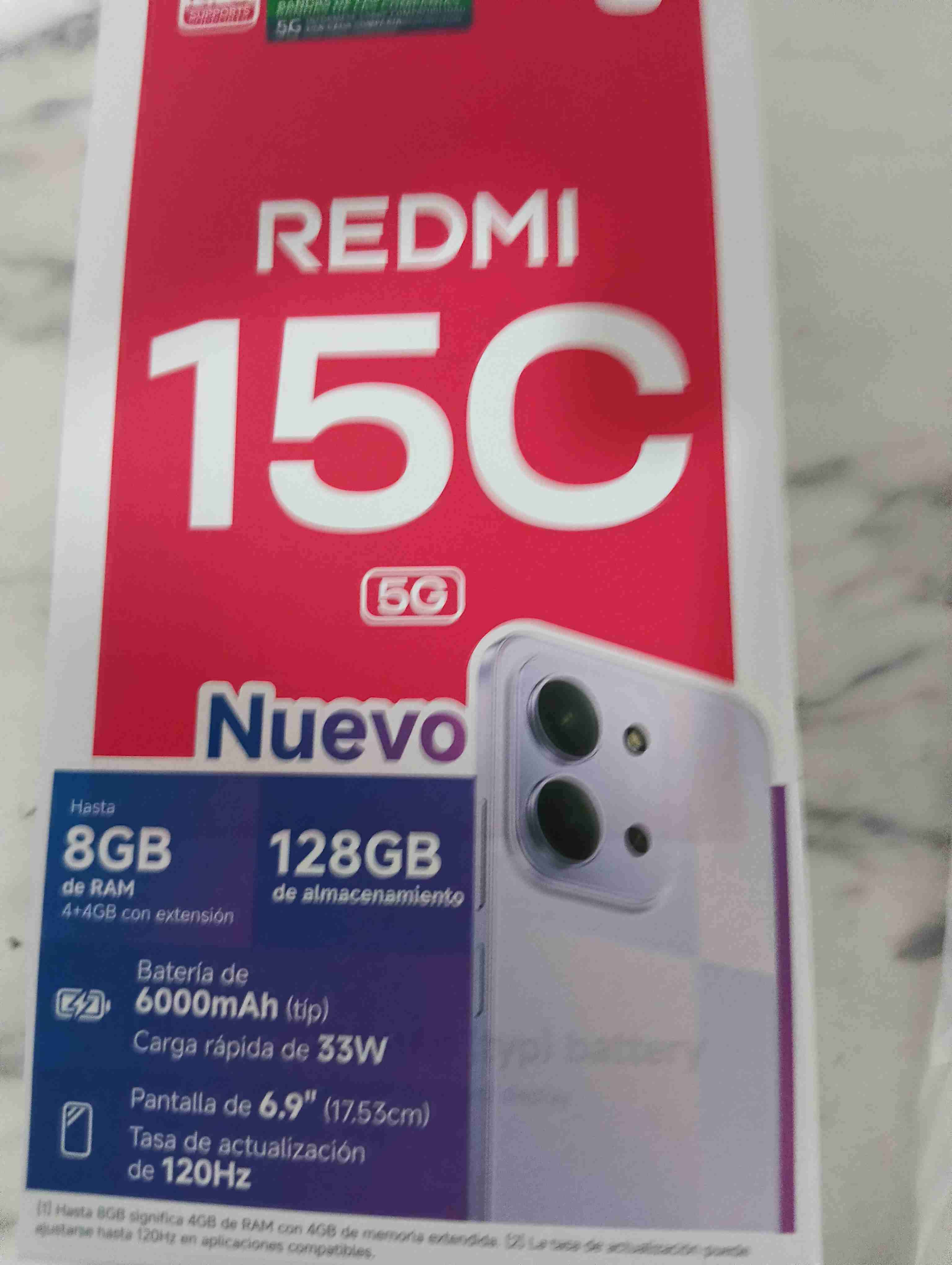 Smartphone Redmi 15C 5G nuevo - miniatura 1
