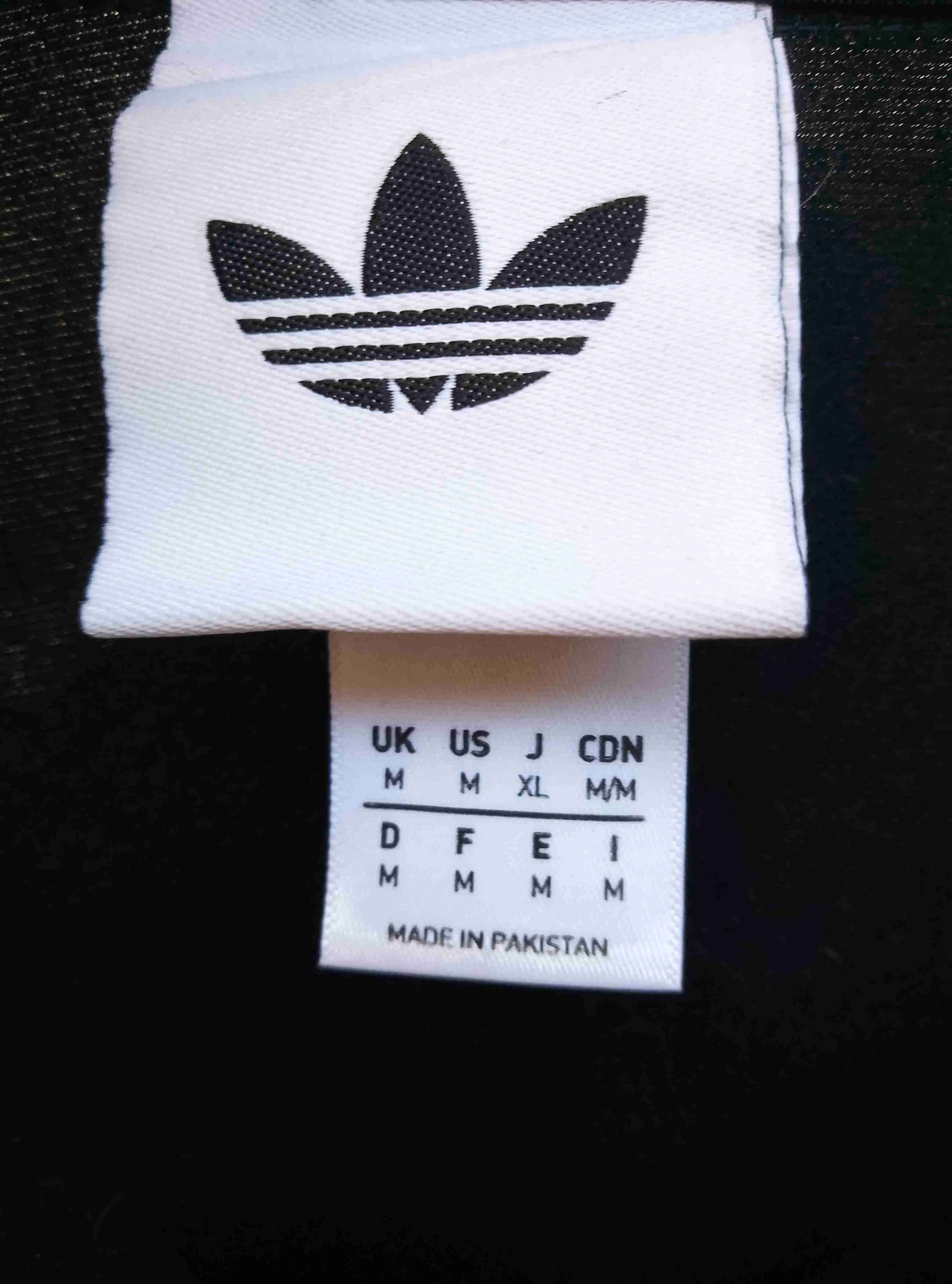 Chaqueta Adidas Firebird negra con logo clasico - miniatura 4