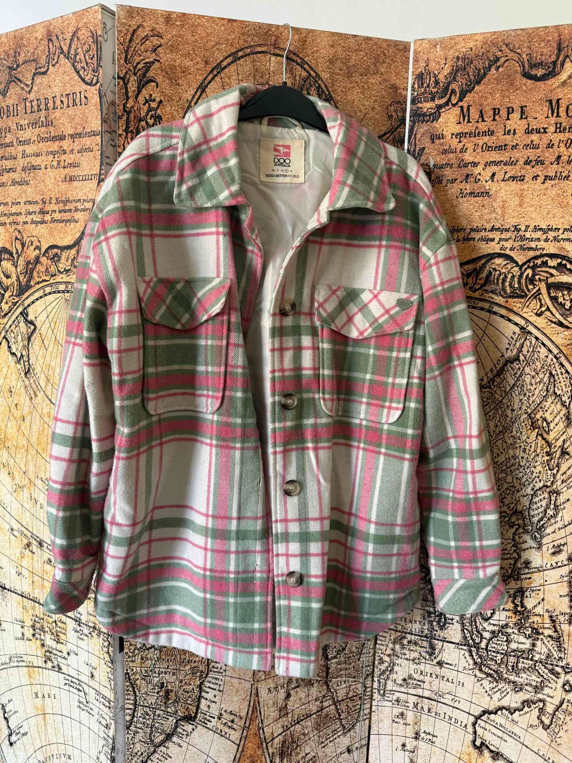 Camisa de franela a cuadros marca Doo - miniatura 1