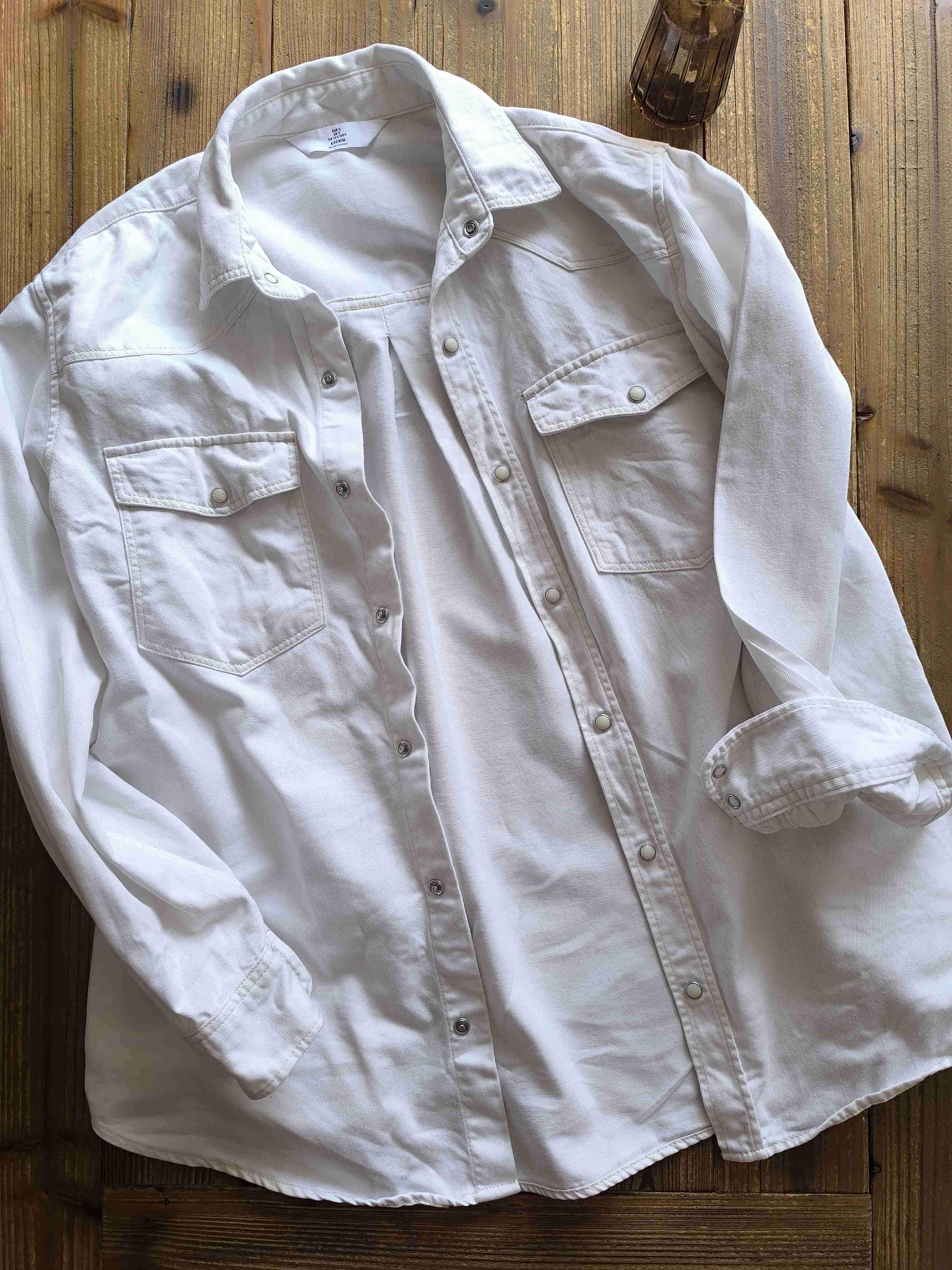 Sobrecamisa beige - miniatura 4