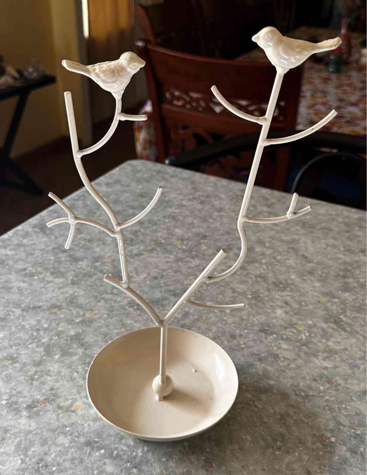 Árbol porta joyas blanco - miniatura 2