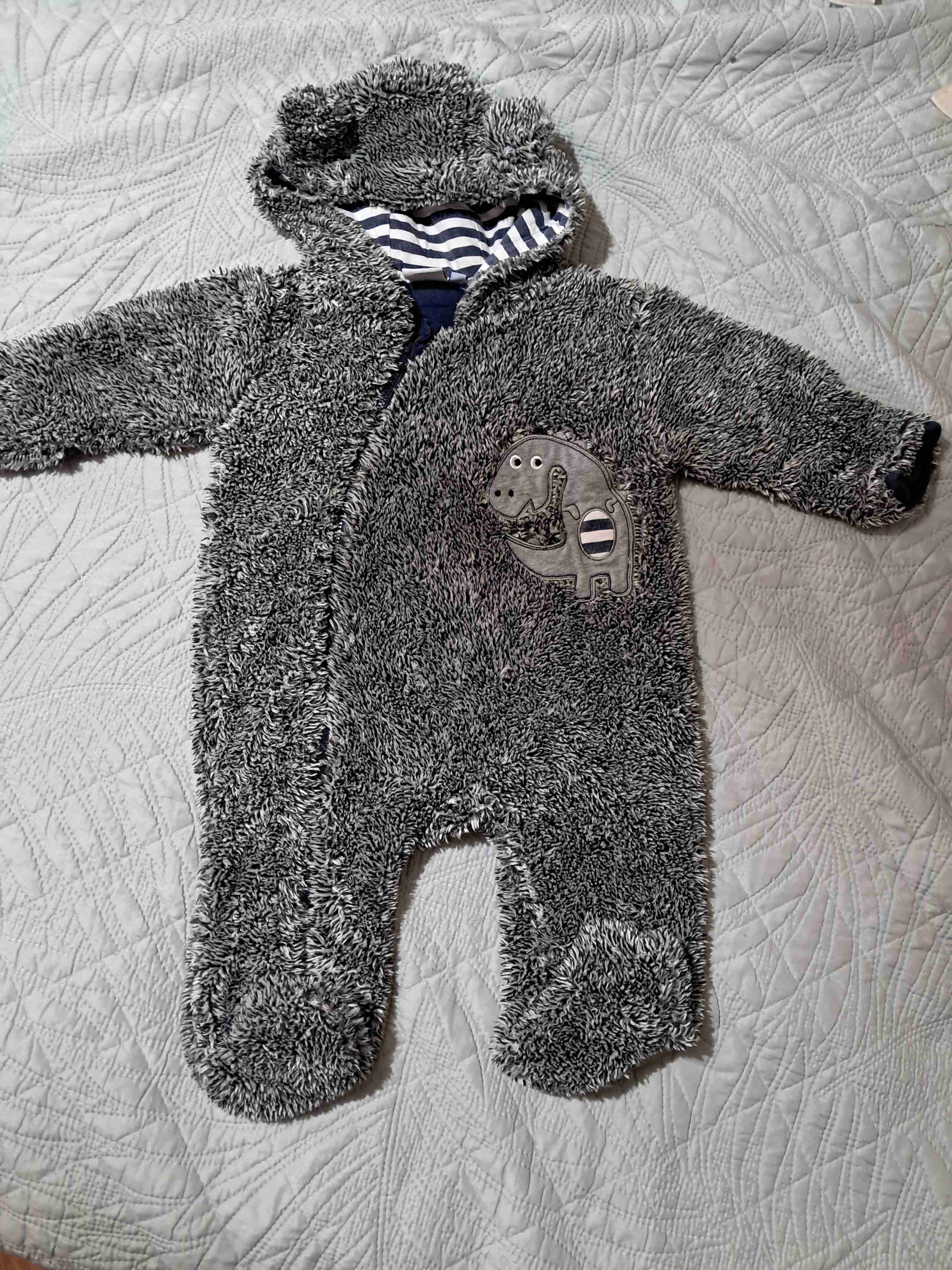 Enterito de invierno gris para bebé