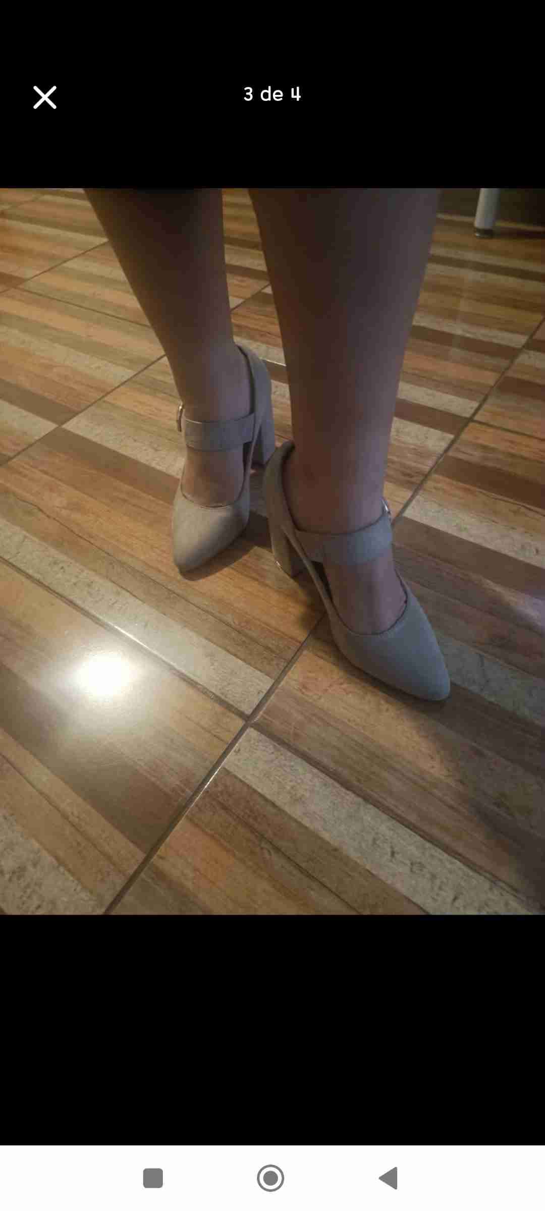 Zapatos de tacón beige mujer talla 35 - miniatura 1