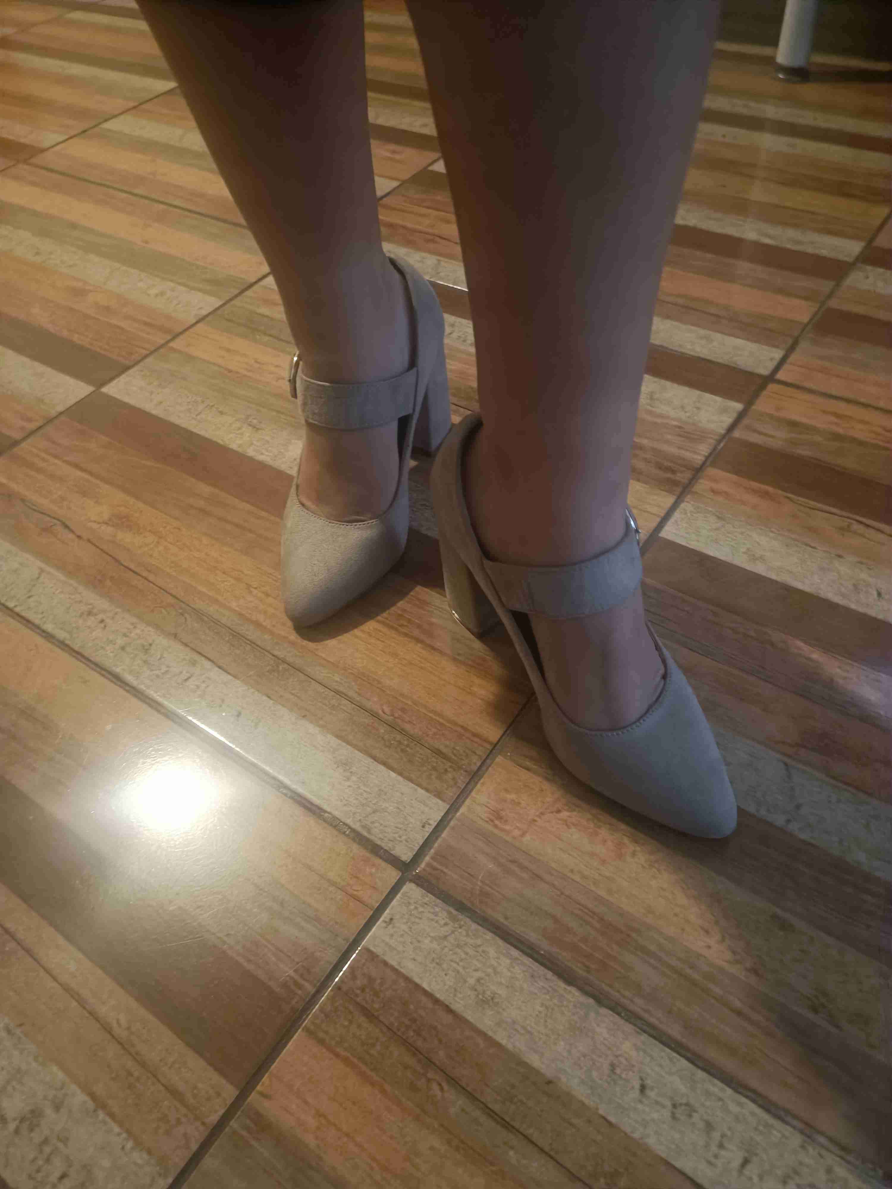 Zapatos de tacón beige mujer talla 35 - miniatura 5