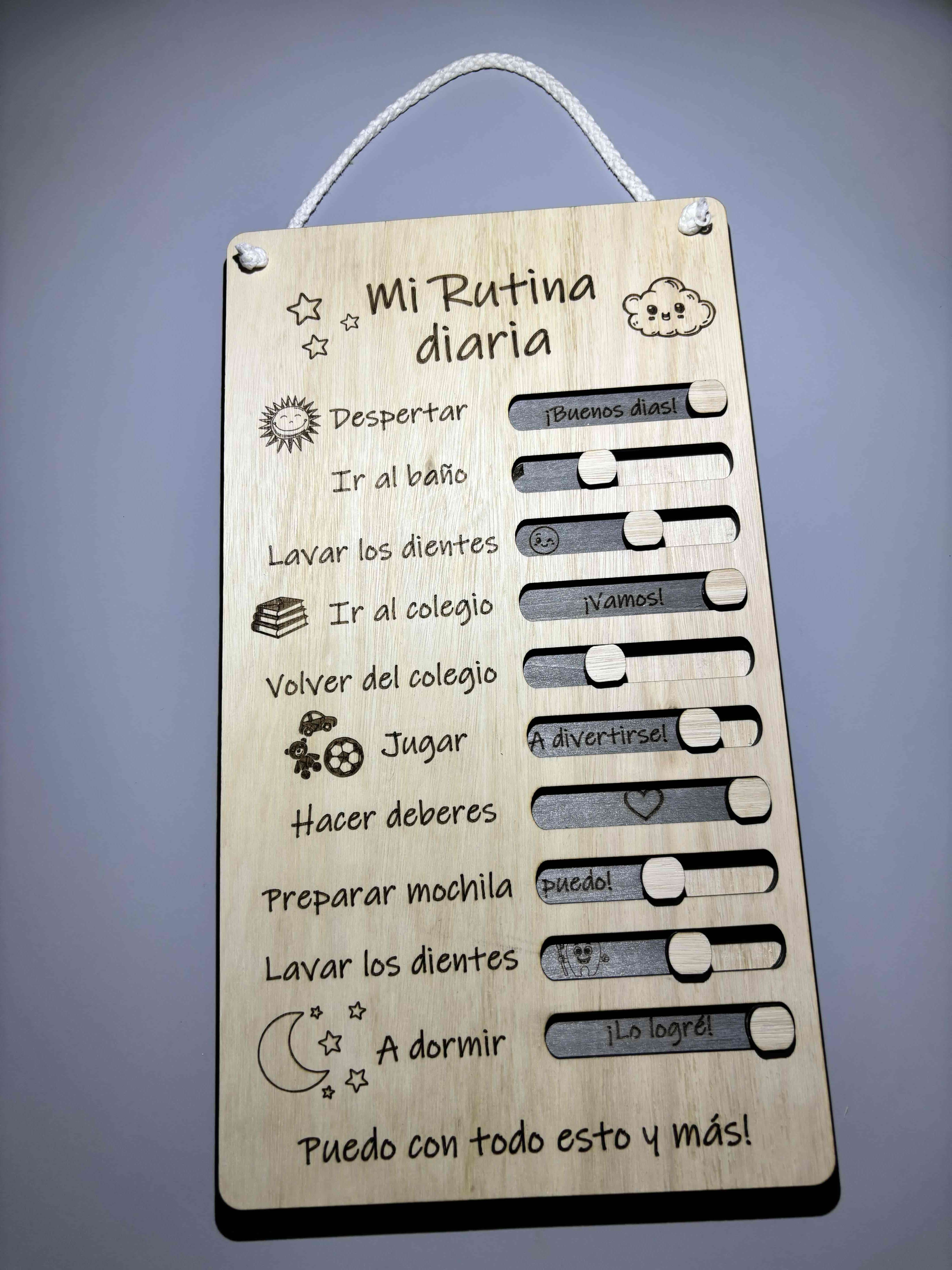 Tabla de rutina diaria infantil - miniatura 3