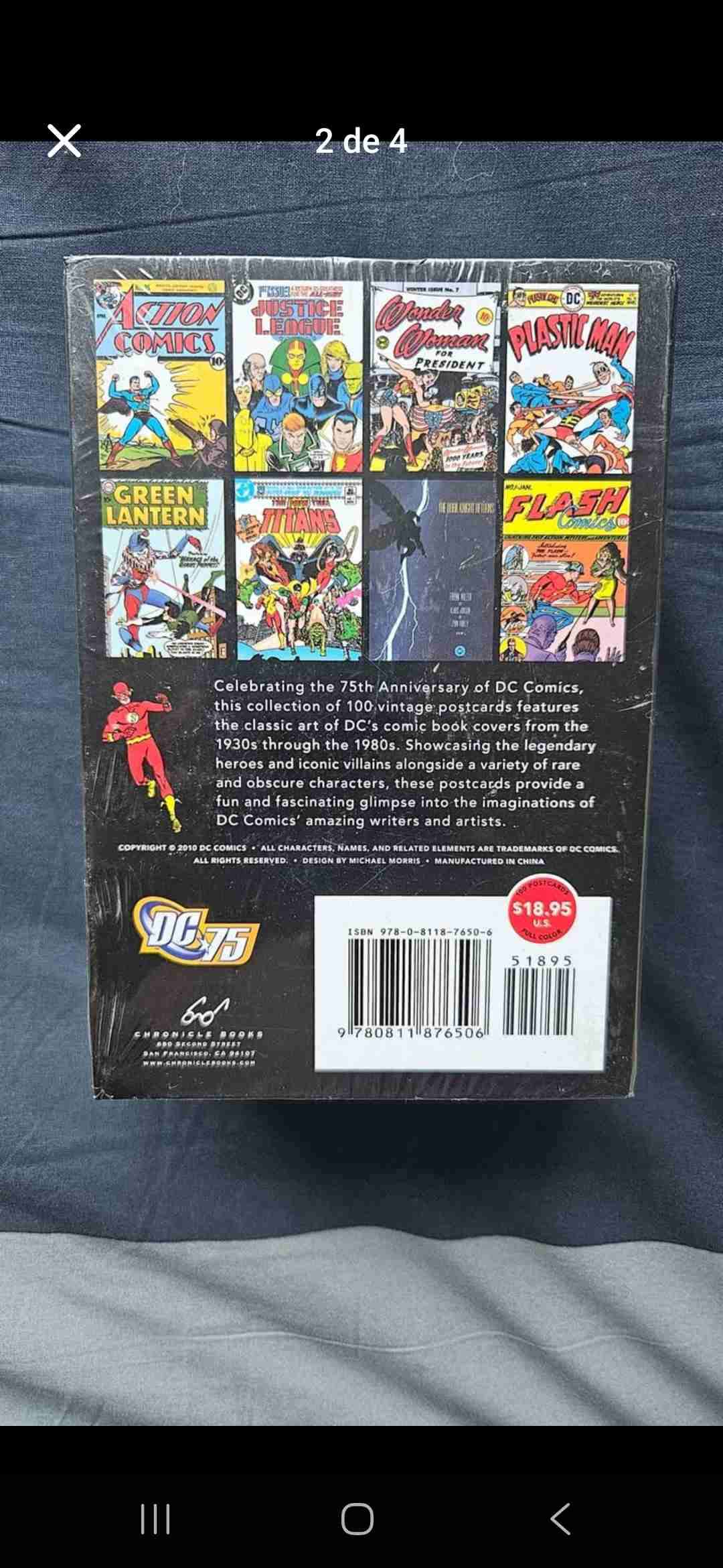 Set de postales vintage DC Comics - miniatura 3