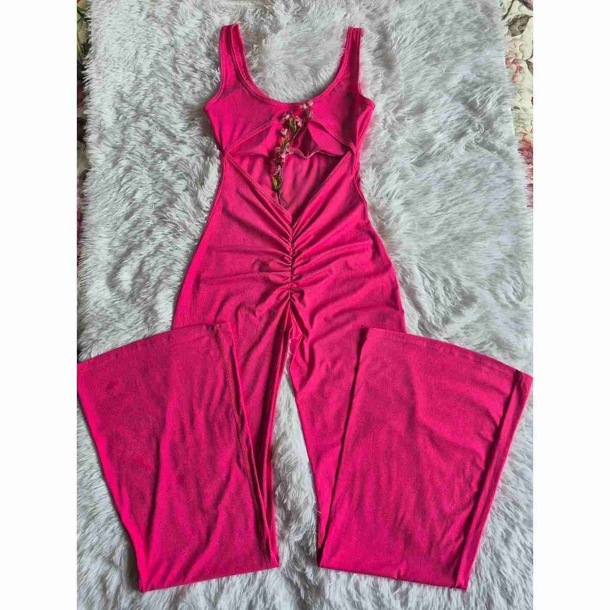 Enterito fucsia ajustado - miniatura 4