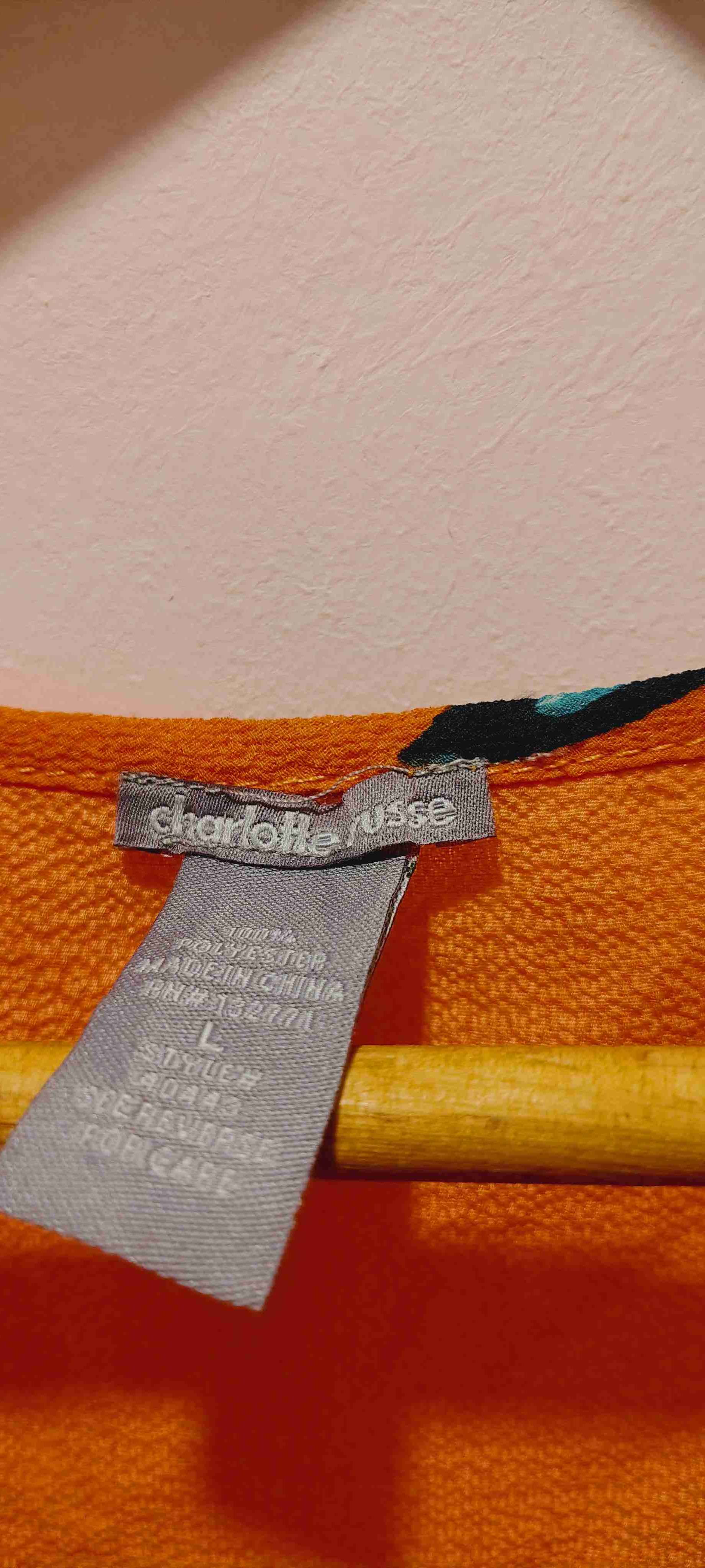 Polera naranja Charlotte Russe - miniatura 3