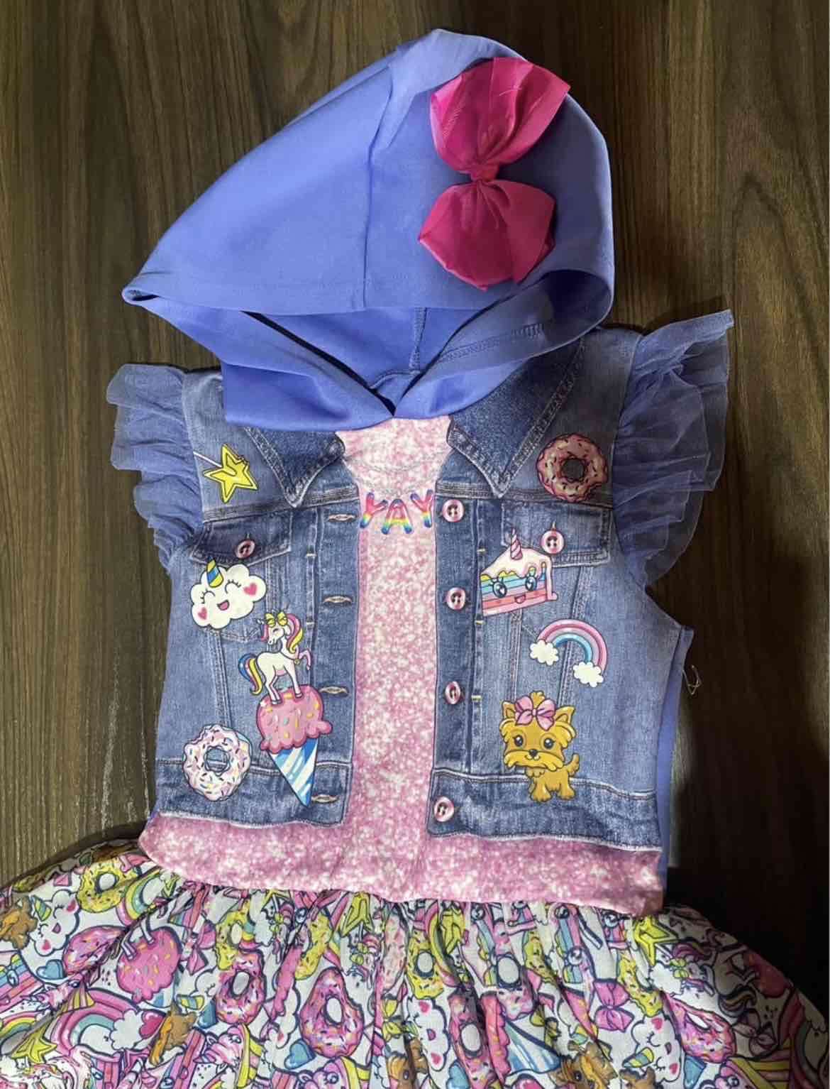 Vestido jojo siwa talla 10-12 - miniatura 3