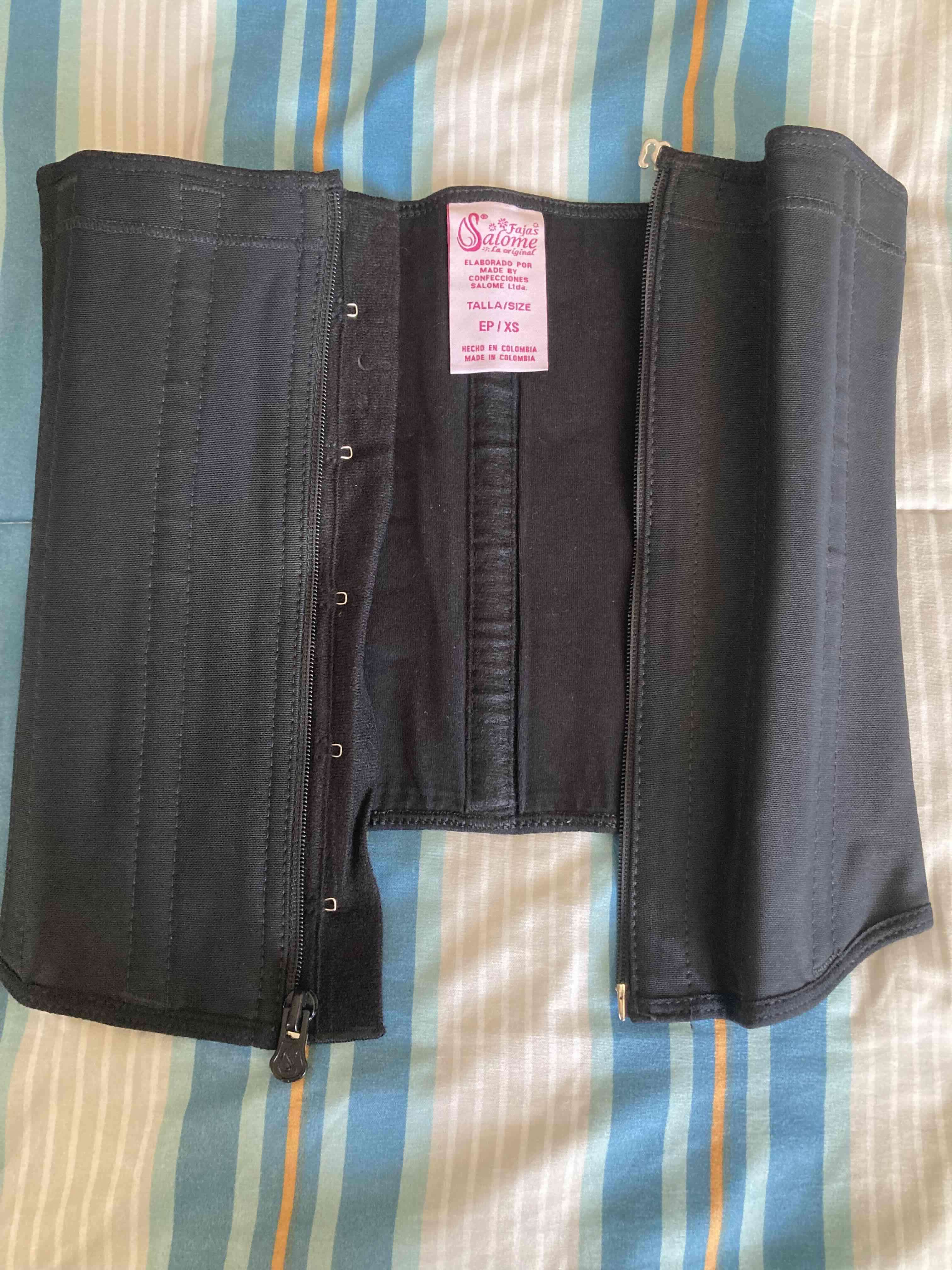 Corset negro con cierre frontal - miniatura 2