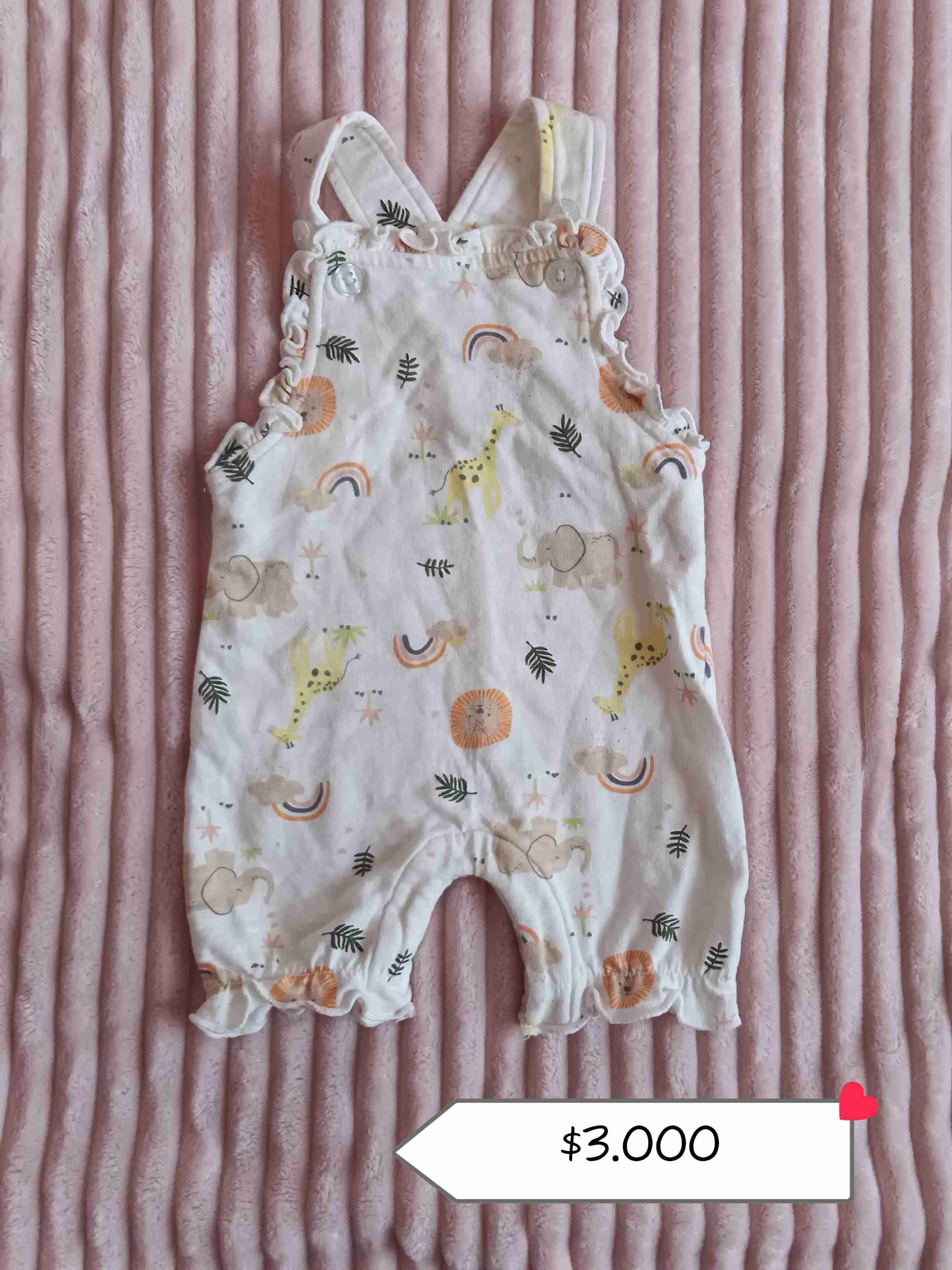 Enterito estampado de bebé - miniatura 1