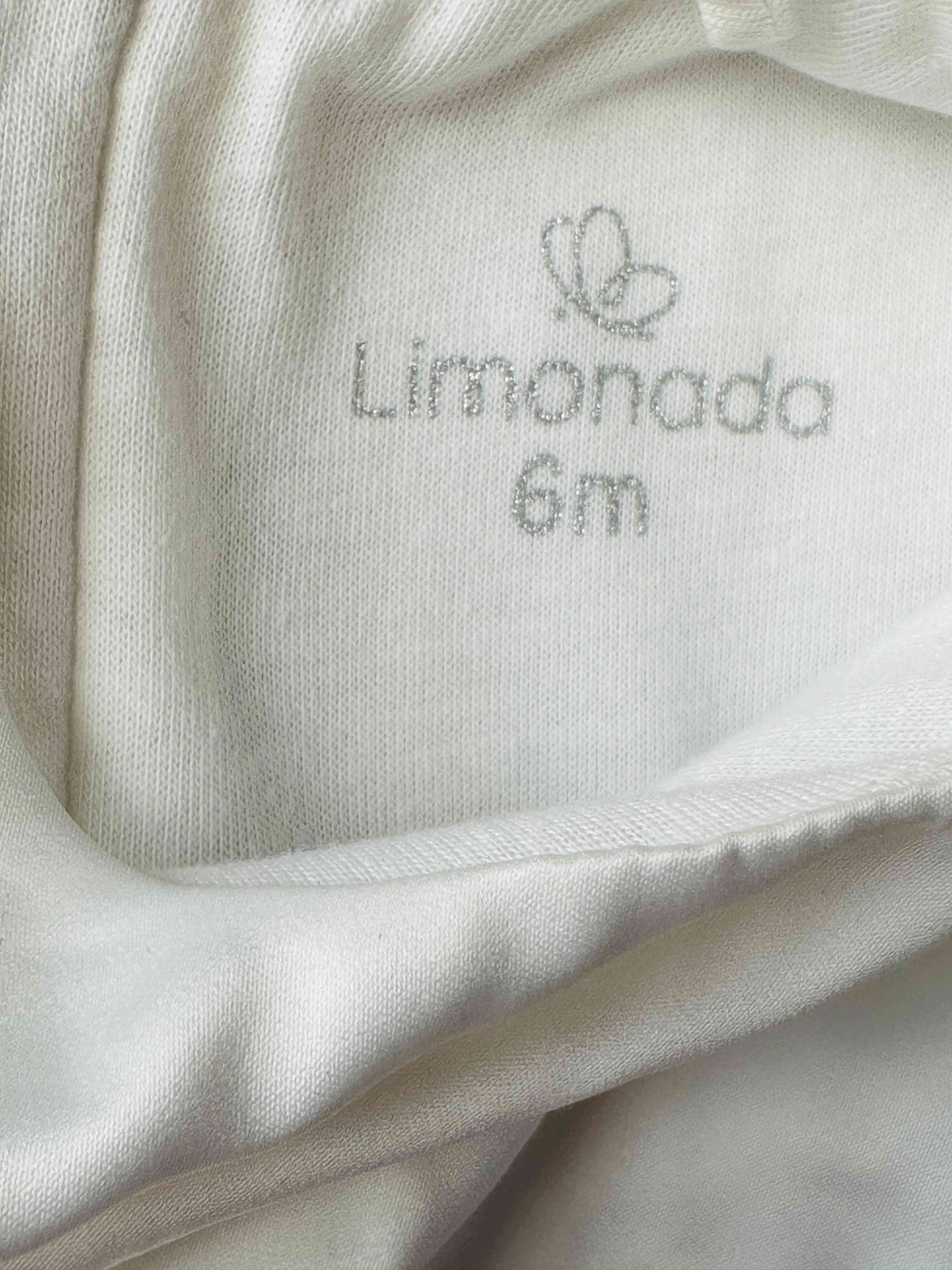 Vestido de niña rosa y blanco - miniatura 3