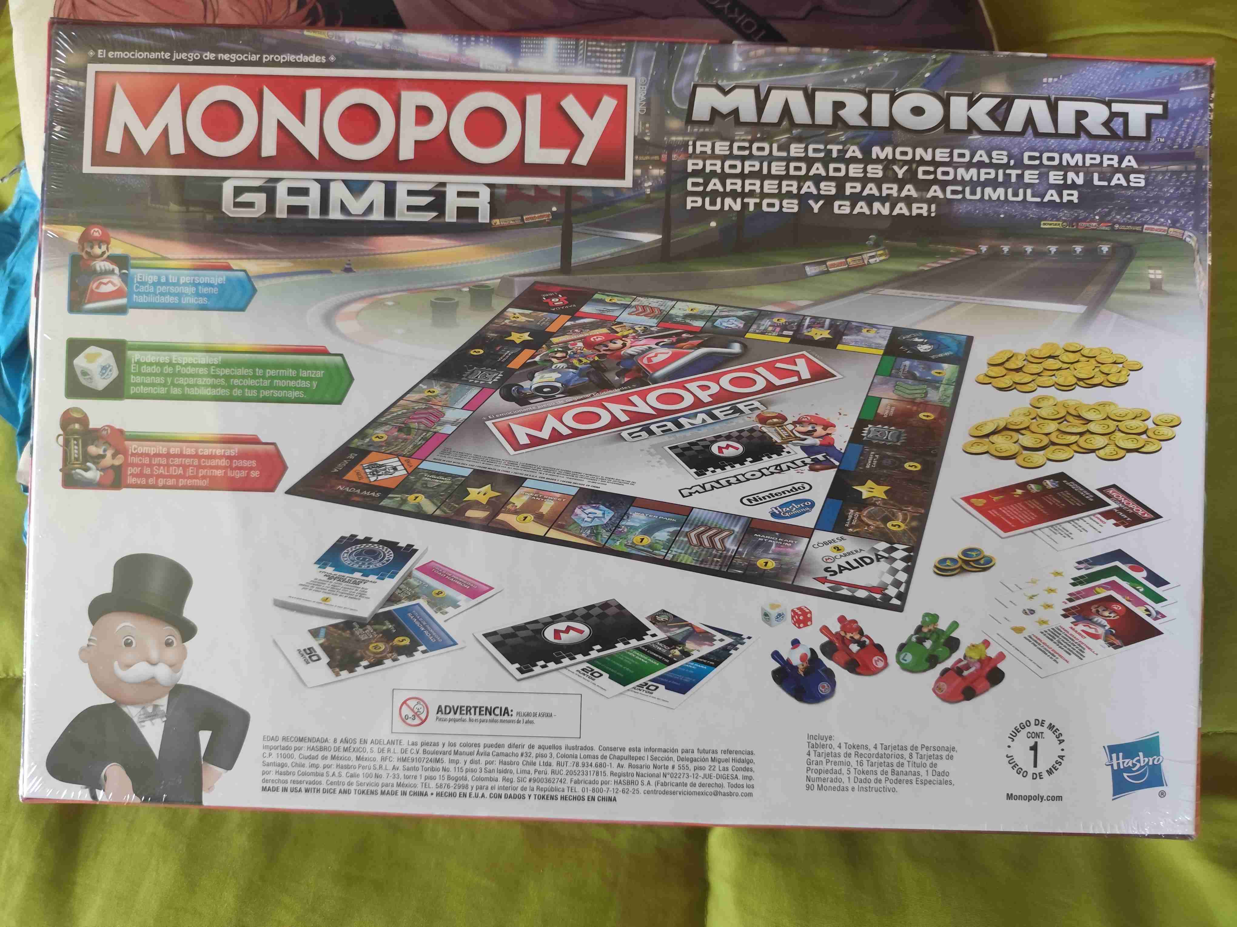 Juego Monopoly Gamer MarioKart - 2
