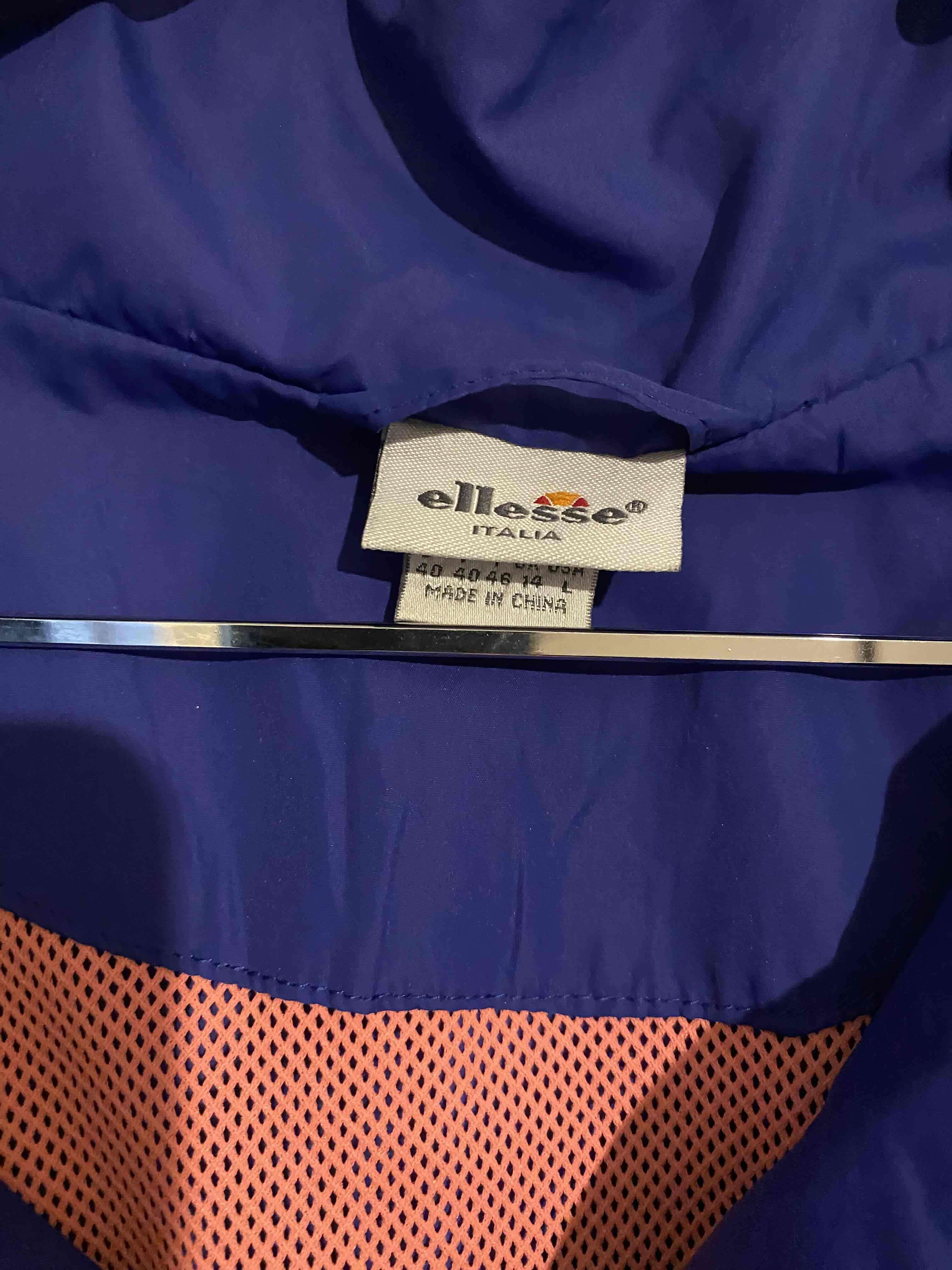 Cortaviento azul Ellesse - miniatura 4