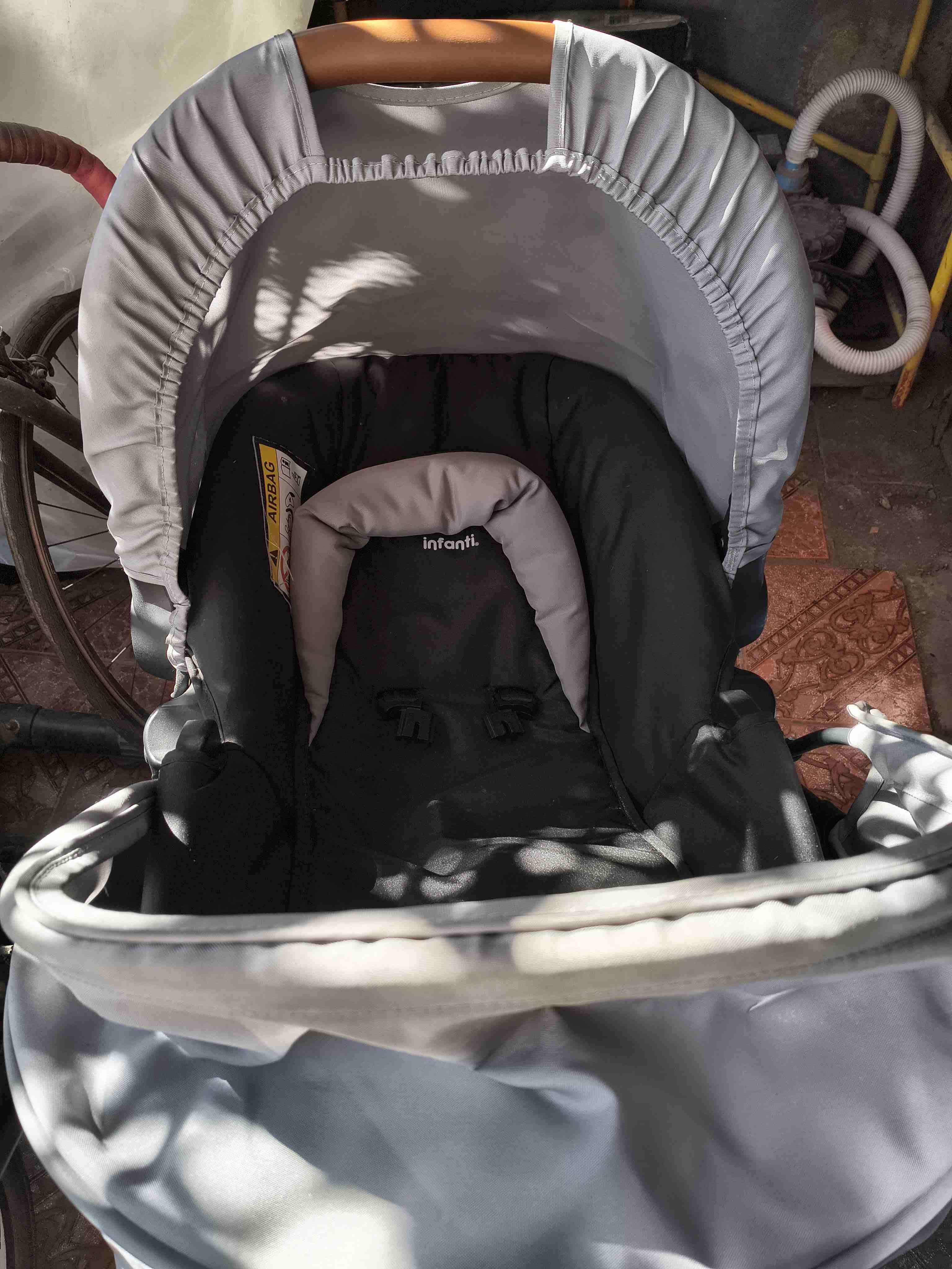 Coche para bebé gris - miniatura 2