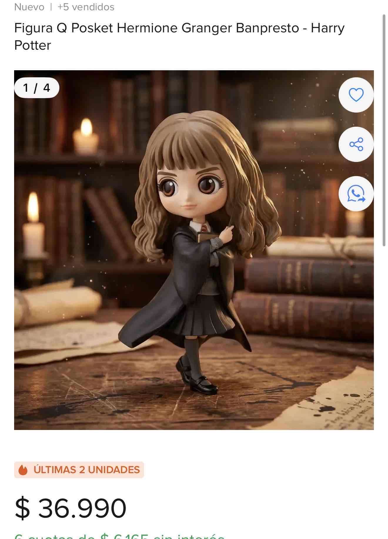 Figura Q Posket Hermione Granger - miniatura 6