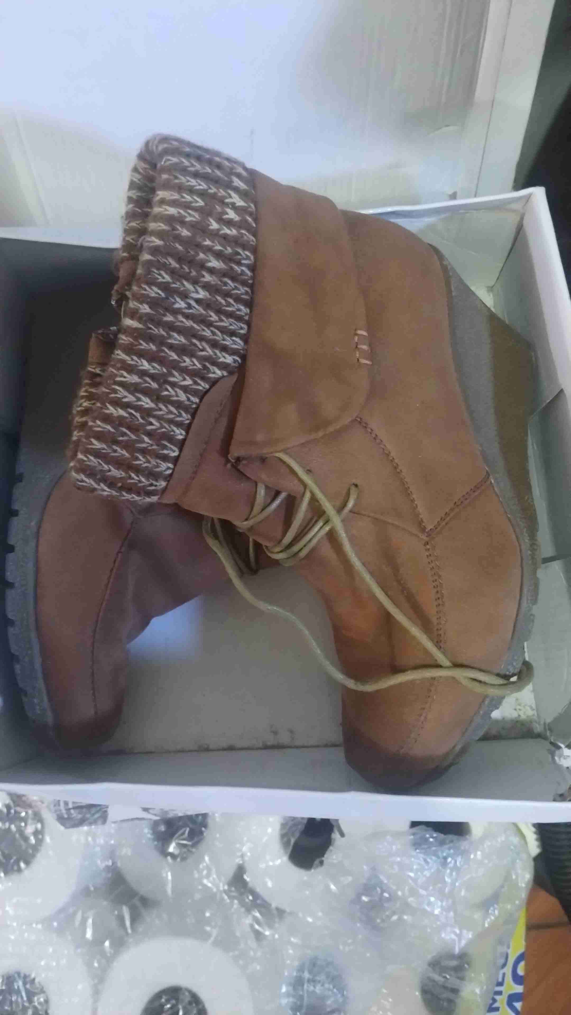 Botines marrón de gamuza