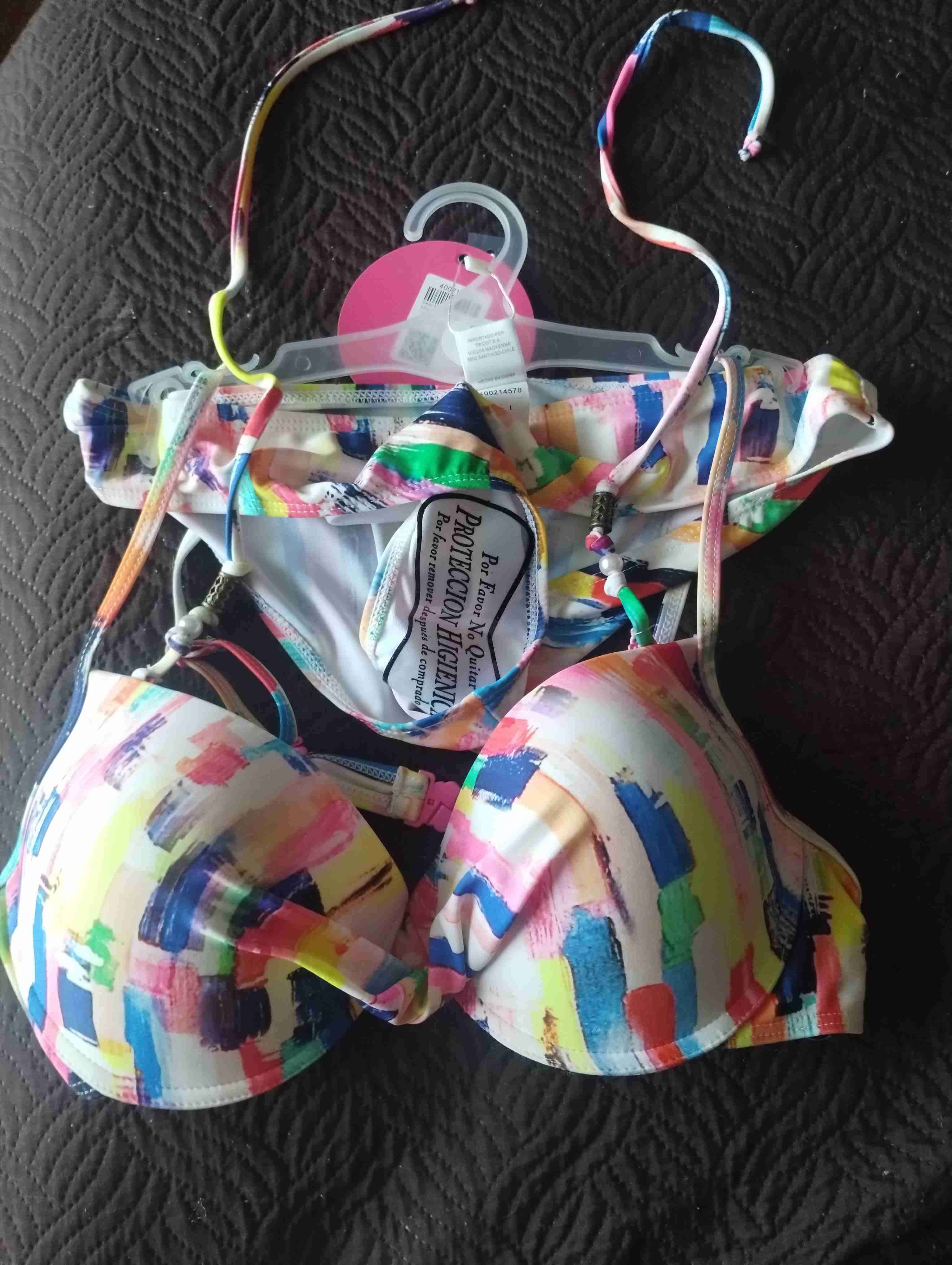 Bikini colorido estampado nuevo