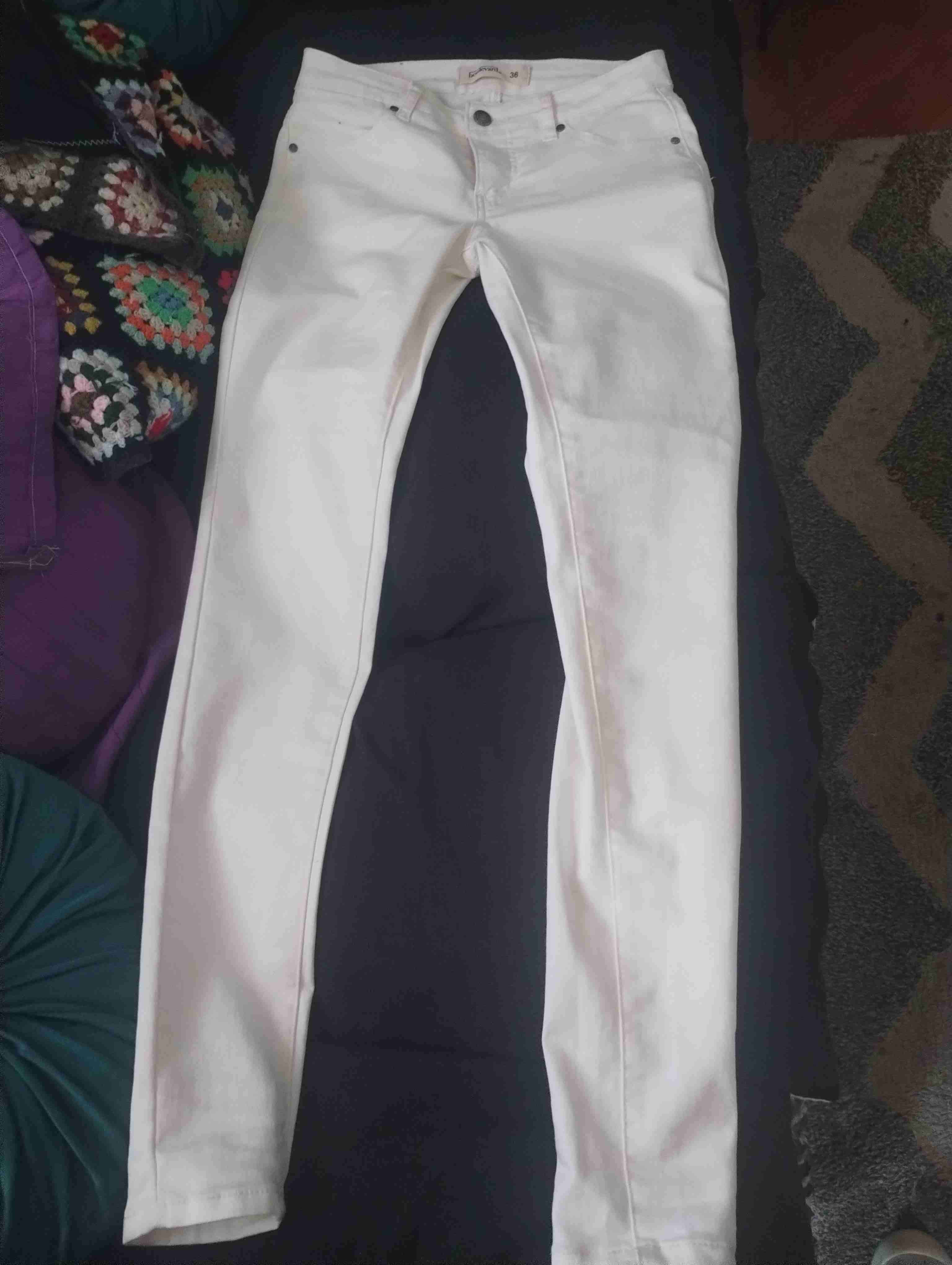 Jeans blancos mujer talla 36