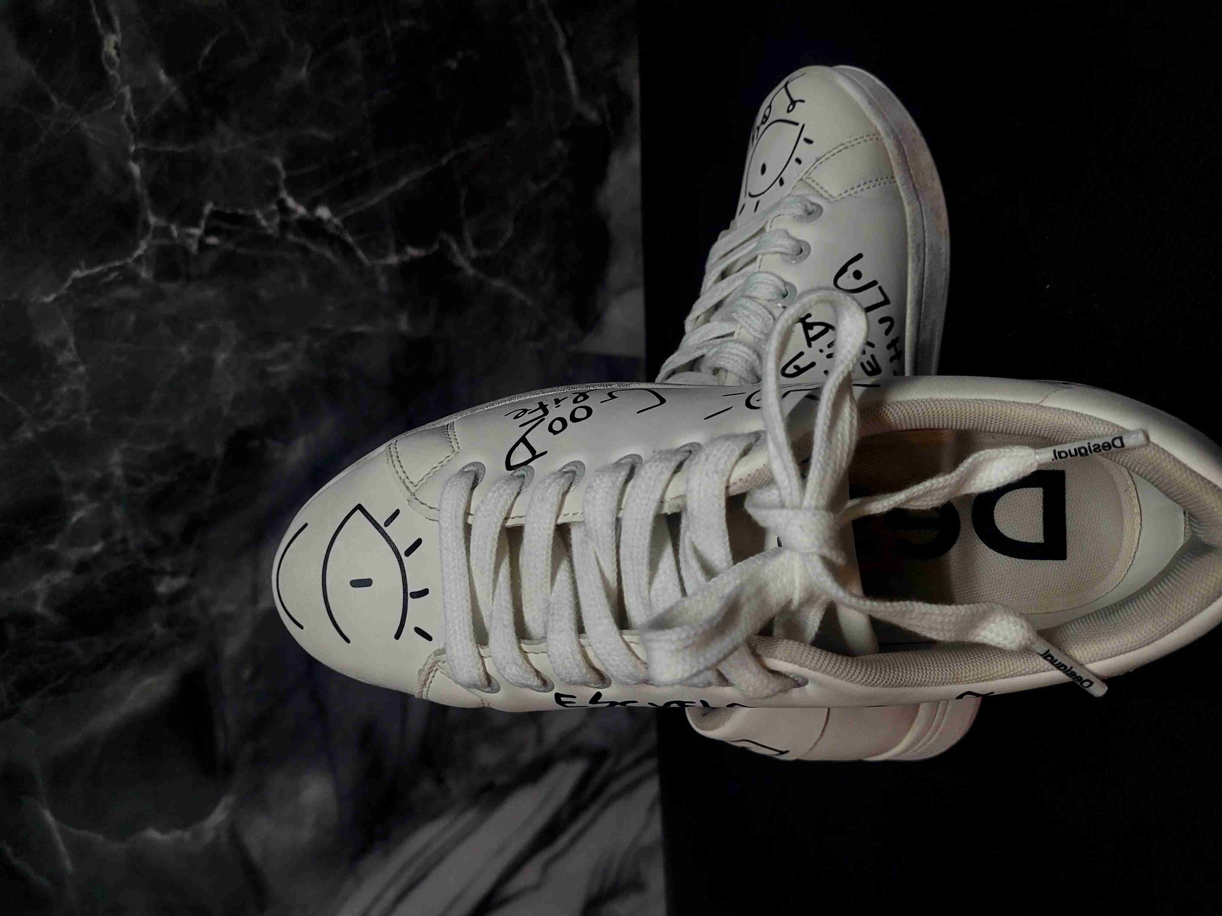 Zapatillas Desigual blancas estampadas - miniatura 6