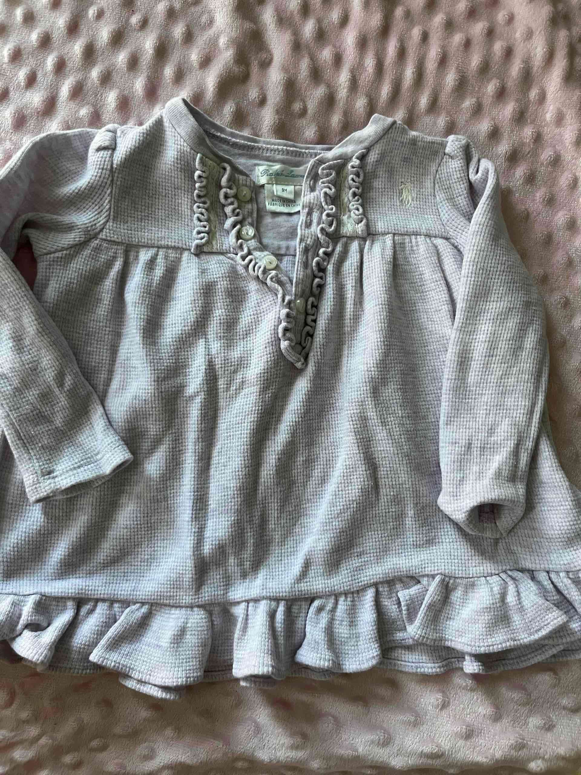 Vestido lila ralf lauren 9meses