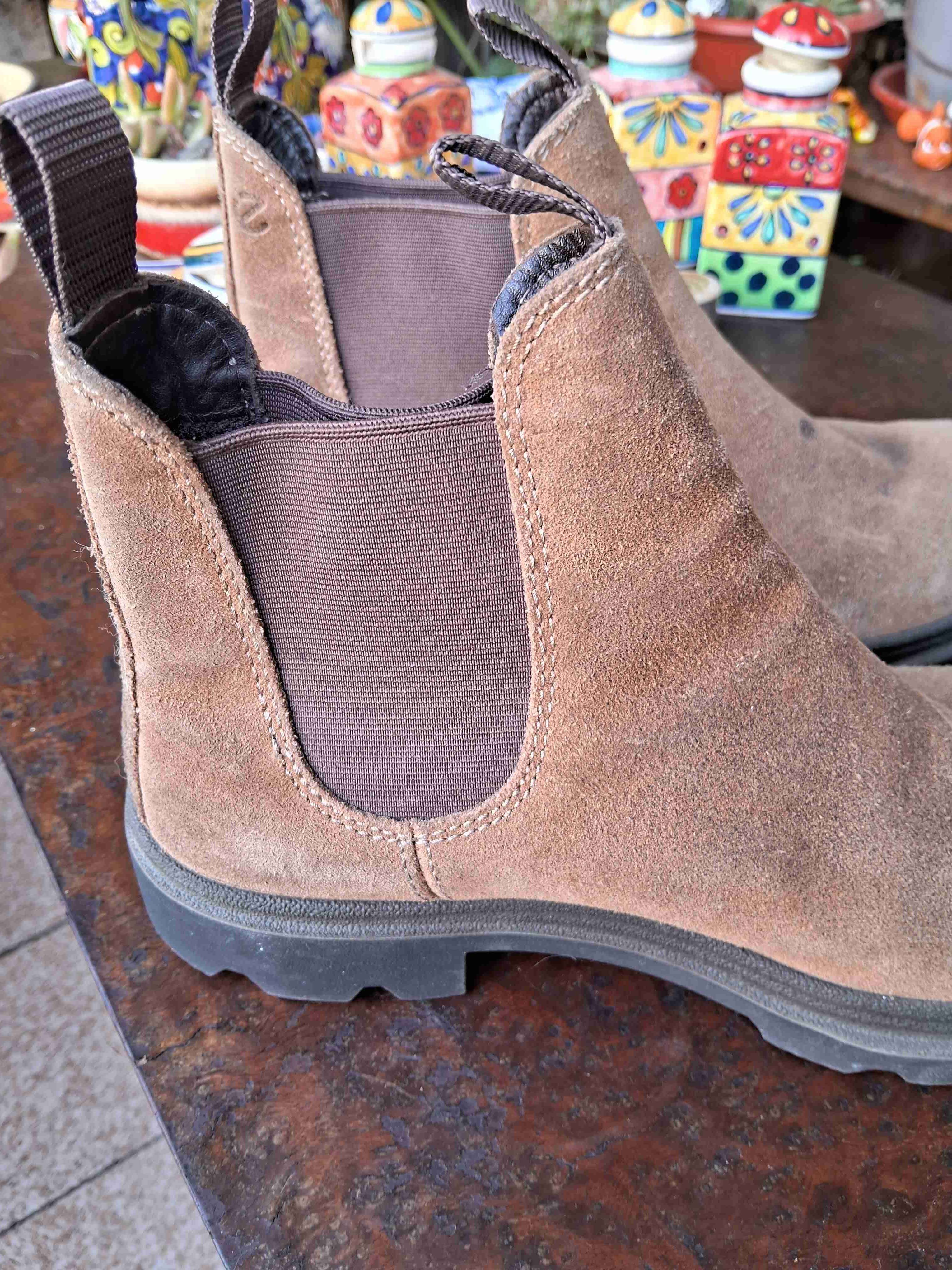 Botines de gamuza marrón - miniatura 2