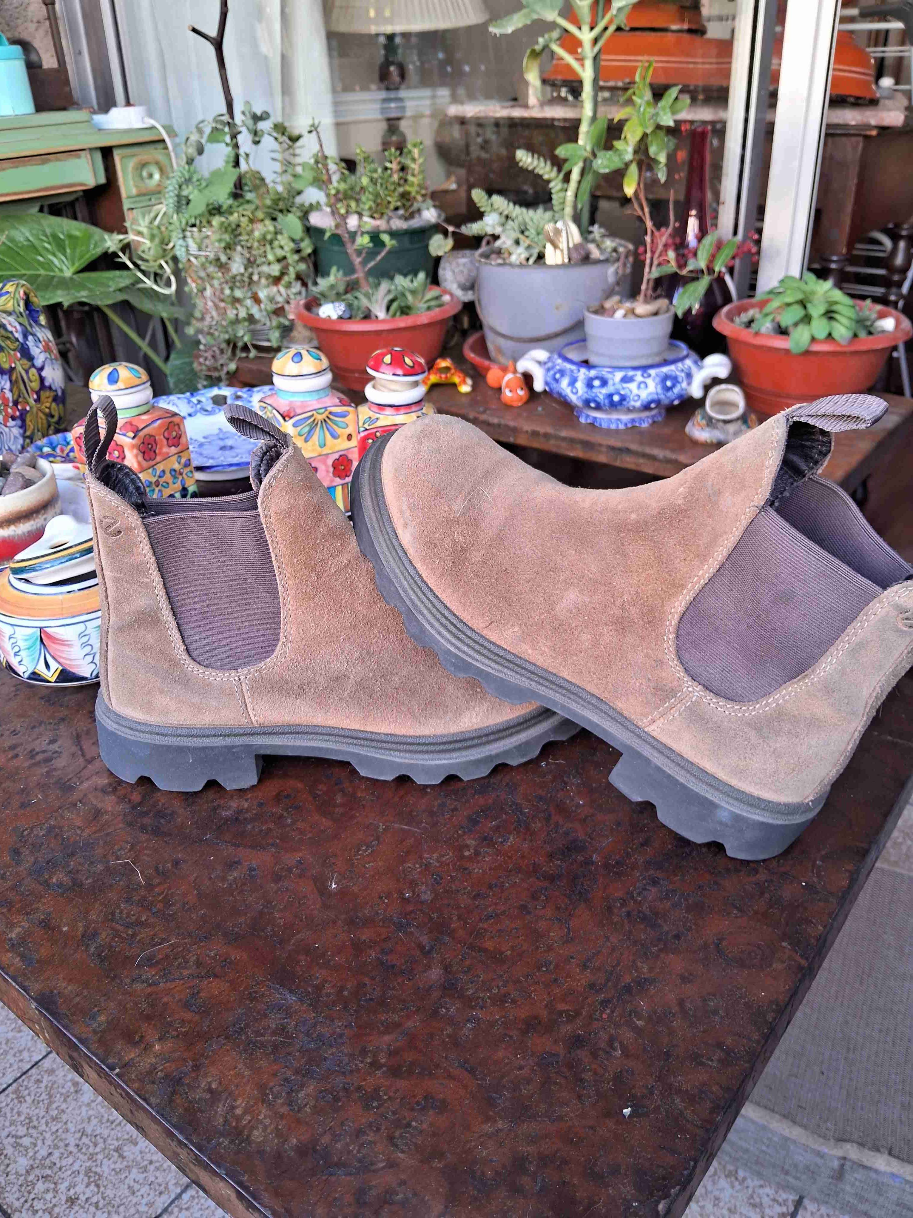 Botines de gamuza marrón - miniatura 5