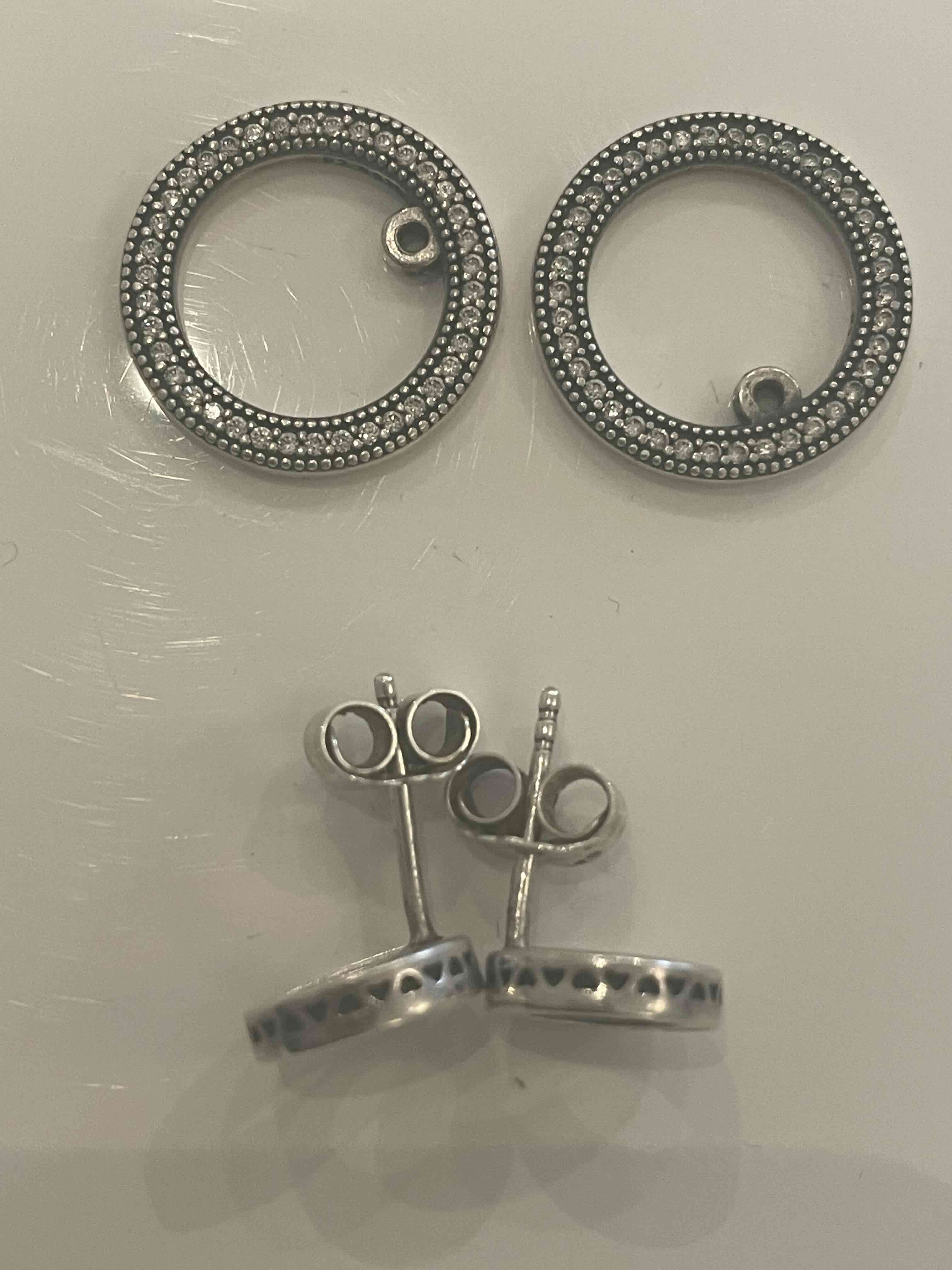 Aros de estrella plateados - miniatura 6