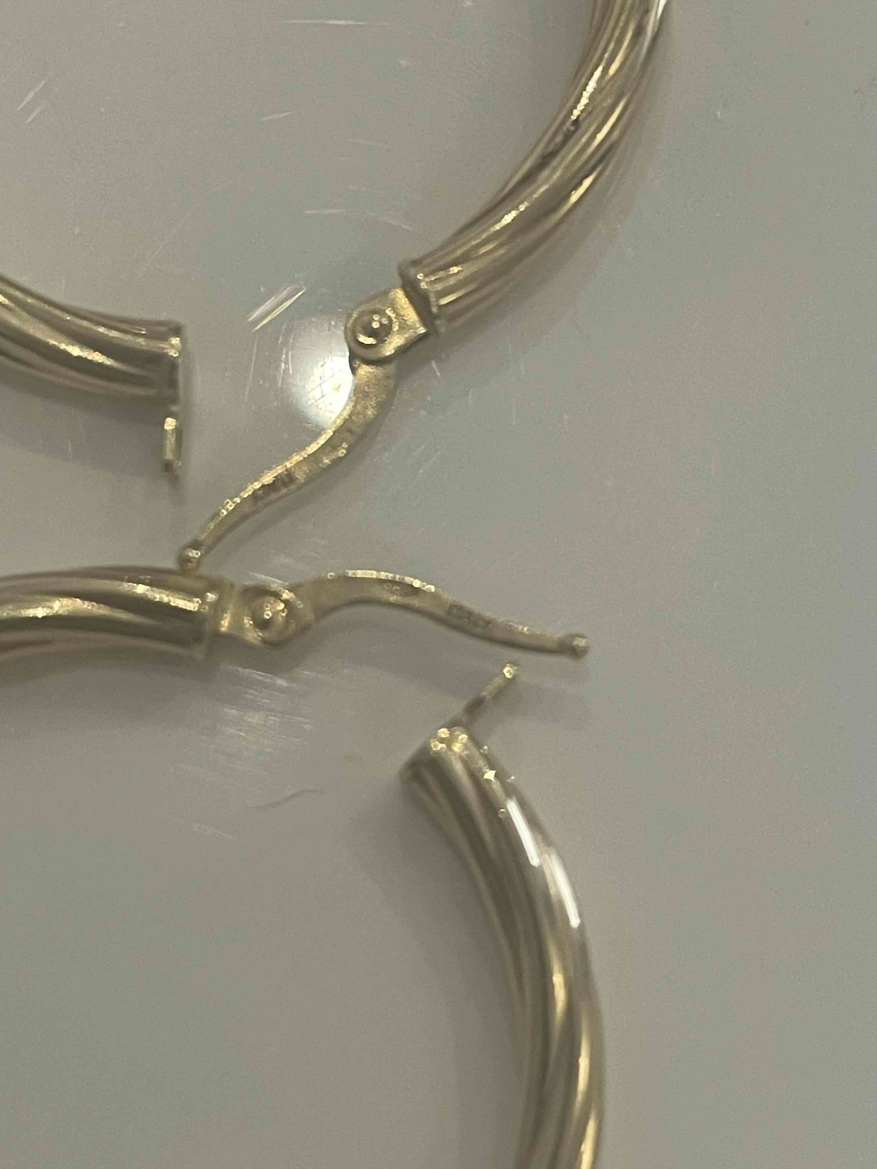 Aros dorados grandes - miniatura 2